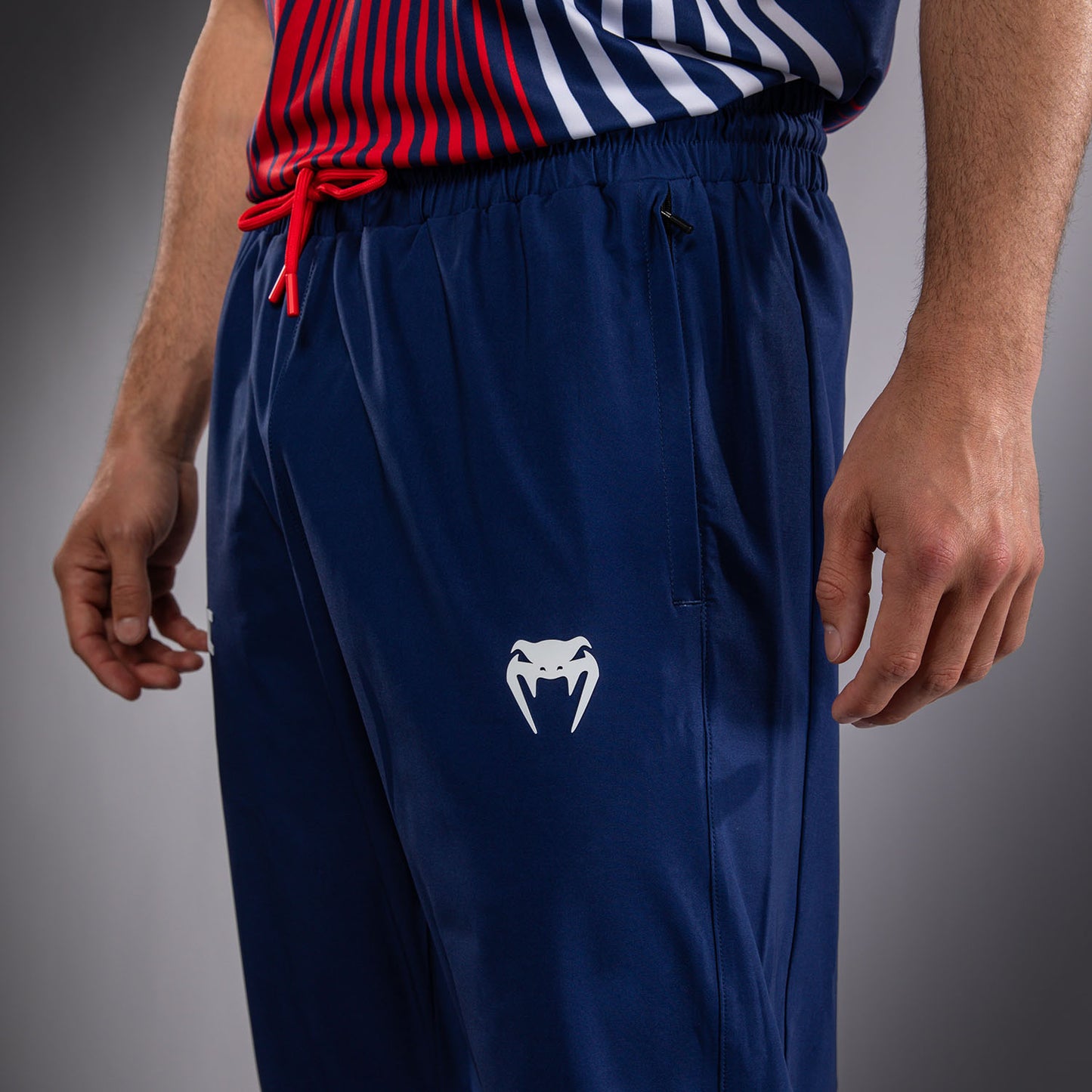 Official UFC Freedom 250 by Venum Authentic Fight Night Pantaloni Walkout da uomo - Blu