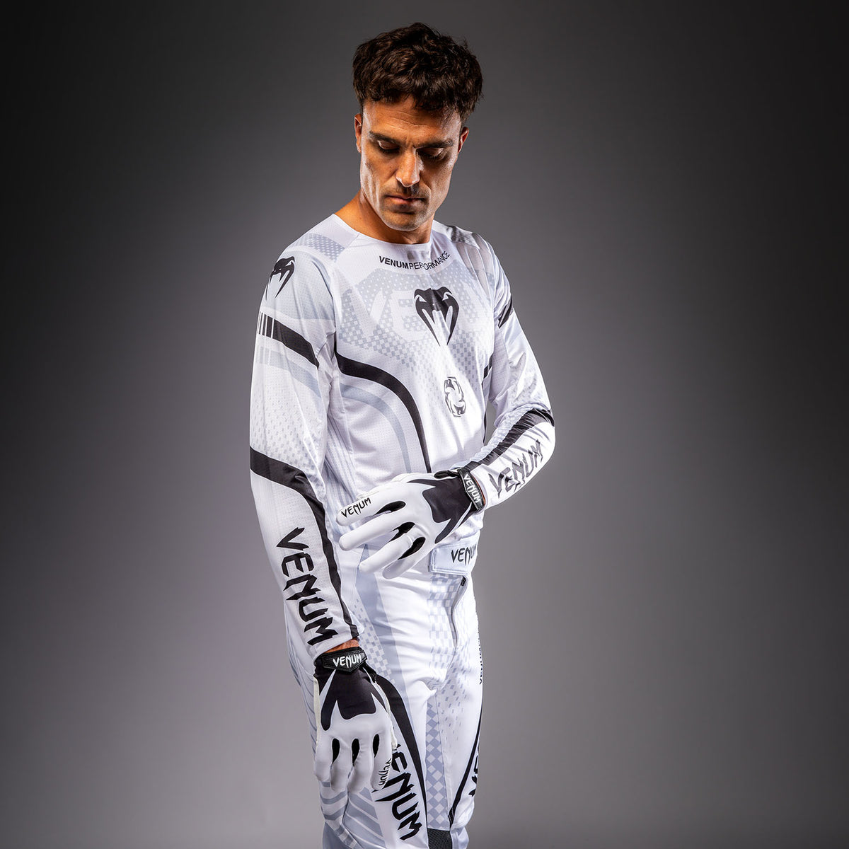 Venum MX Challenger Maglia da Motorsports - Bianco