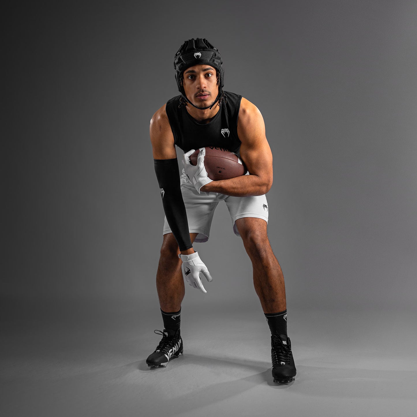 Venum Elite Football Maglietta a Compressione Senza Maniche - Nero