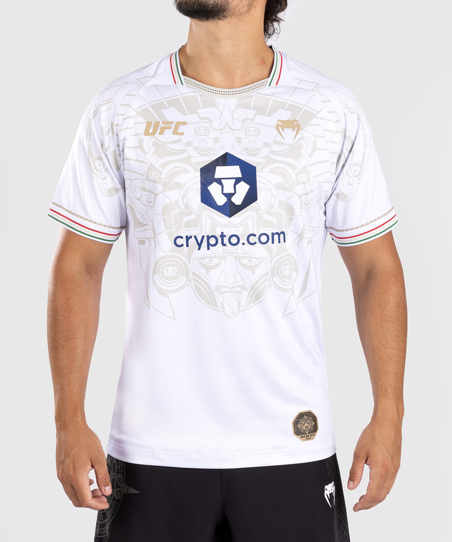 Noche UFC by Venum Authentic Fight Night T-shirt Dry Tech da uomo - Bianca