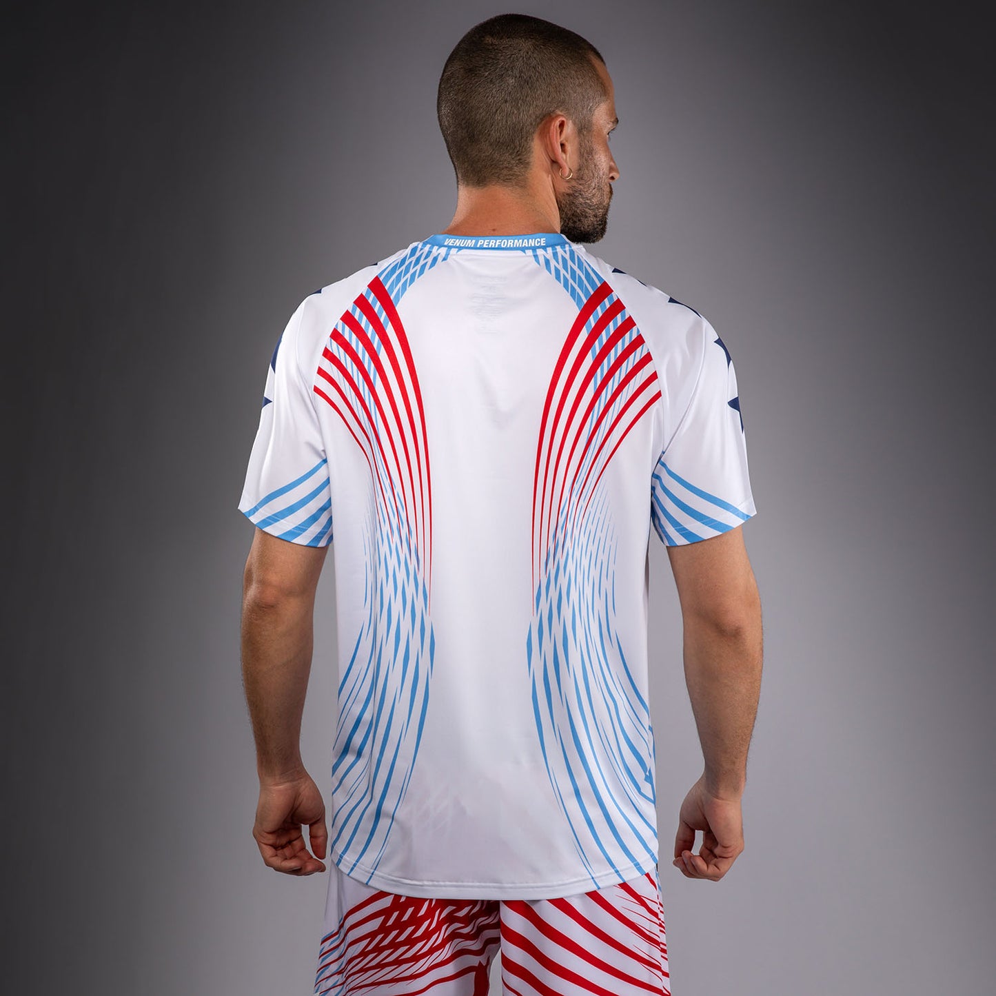 Official UFC Freedom 250 by Venum Authentic Fight Night Maglia Walkout da uomo - Bianco