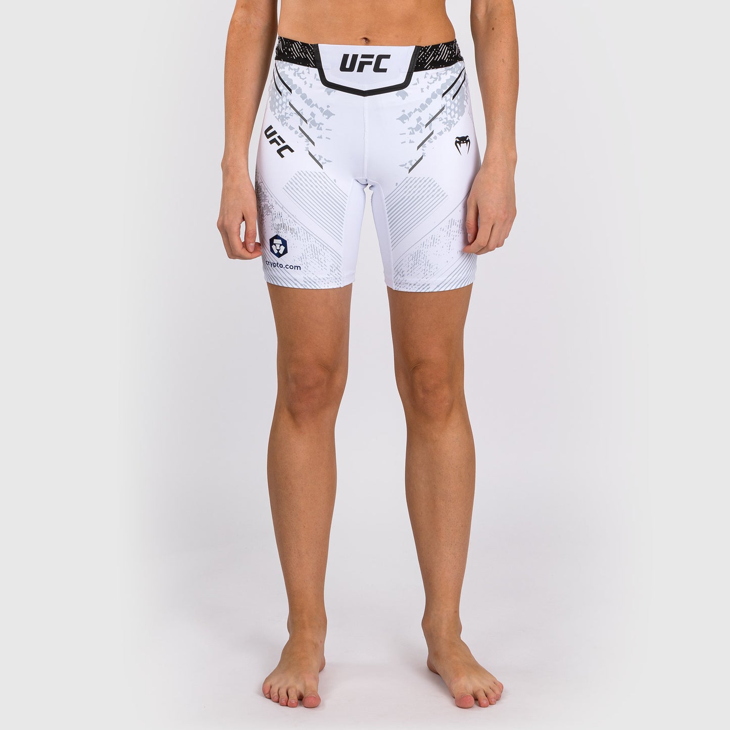 UFC Adrenaline by Venum Authentic Fight Night Pantaloncini Vale Tudo da Donna - Vestibilità Lunga - Bianco