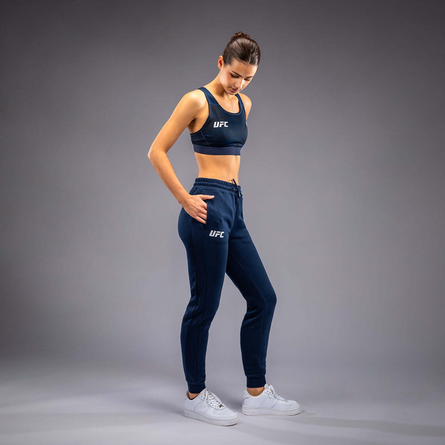 UFC Fusion by Venum Fight Week Pantaloni in Cotone per Donna - Blu oceanico
