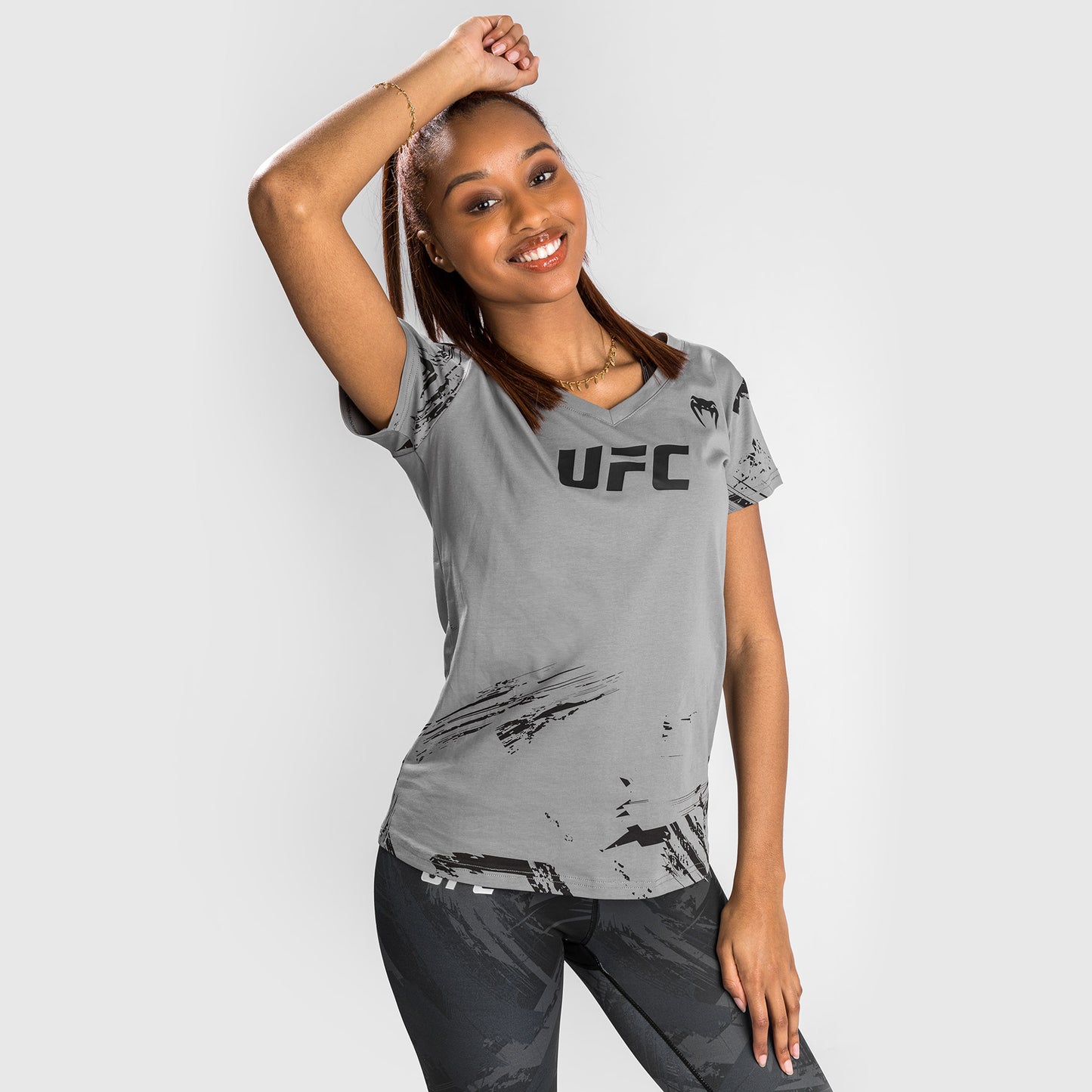 T-Shirt UFC Venum Authentic Fight Week 2.0 - Donna - grigio