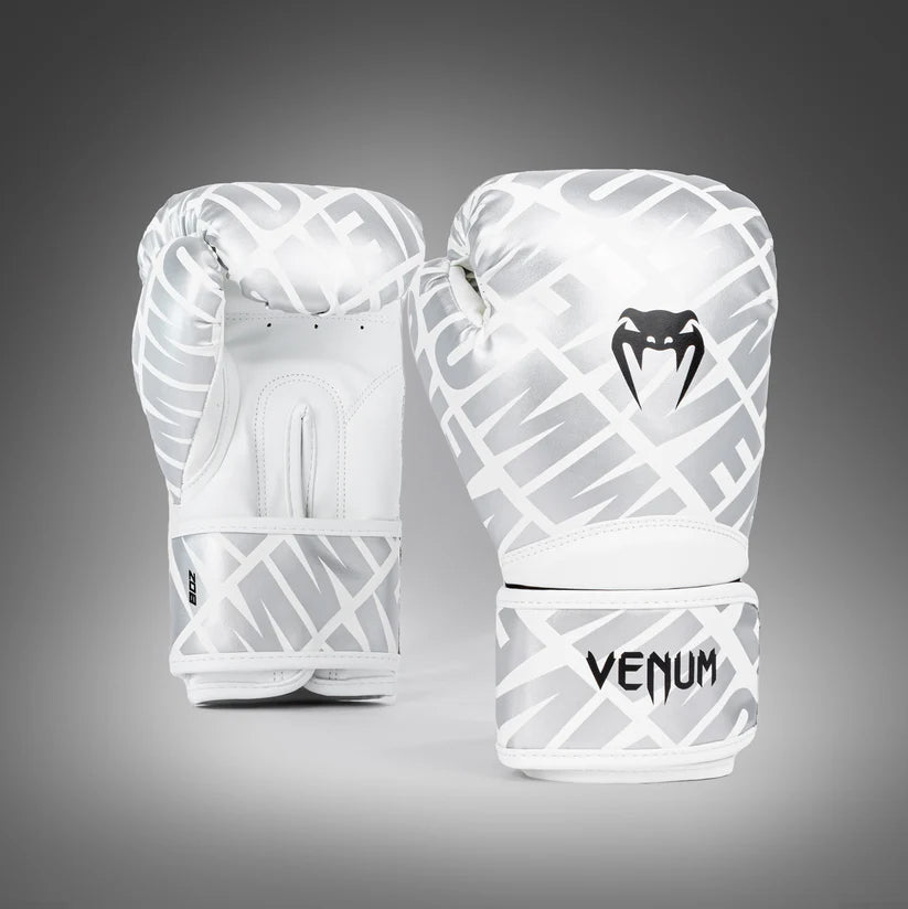 Guanti da boxe per bambini Venum Contender 1.5 XT - Bianco/Argento