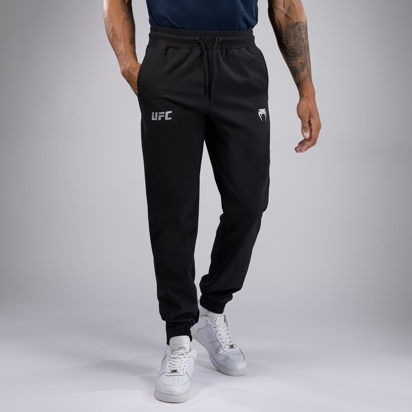 UFC Fusion by Venum Fight Week Uomo Pantalone da Uomo - Nero