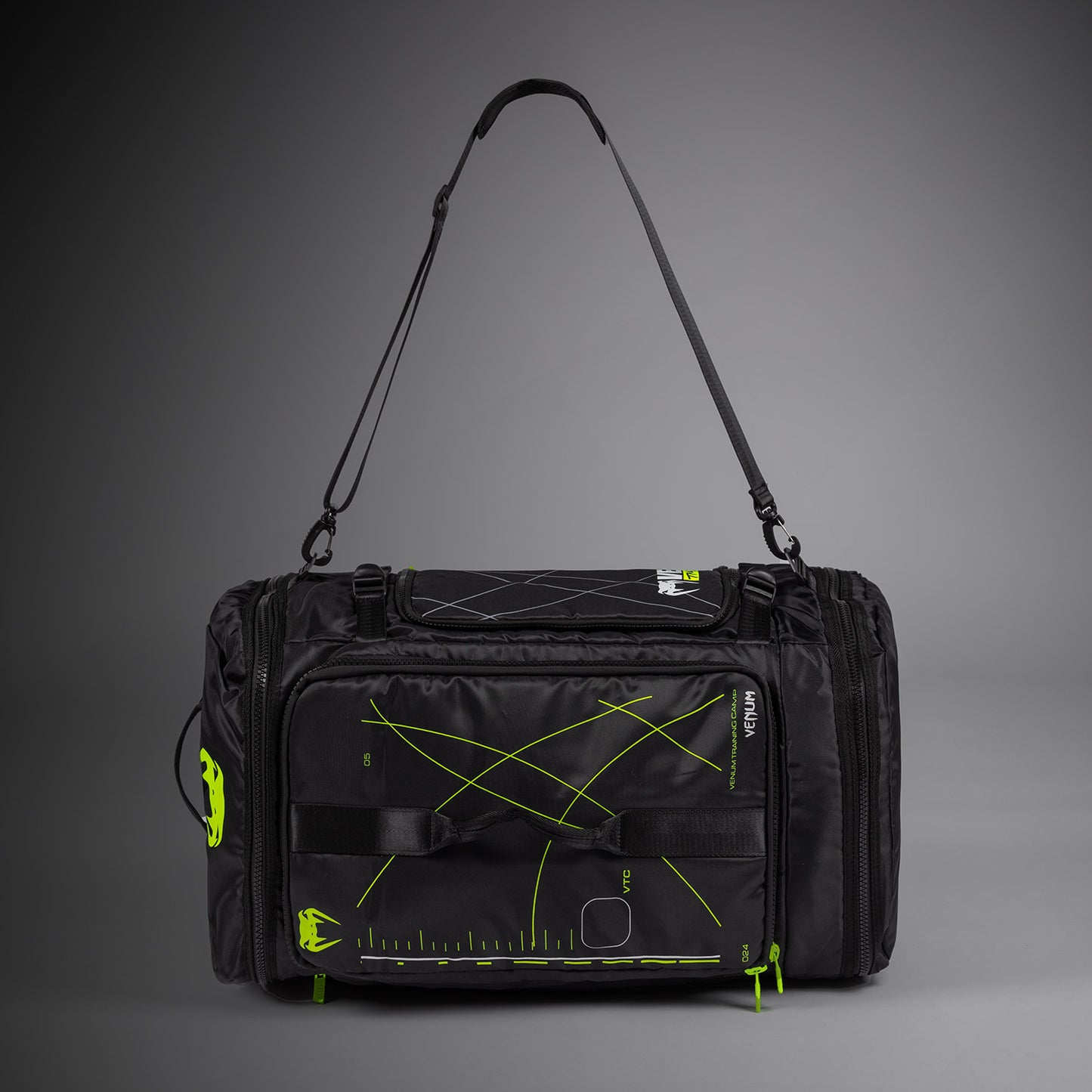 Venum Training Camp 4.0 Borsa sportiva - Nero/Neon Green