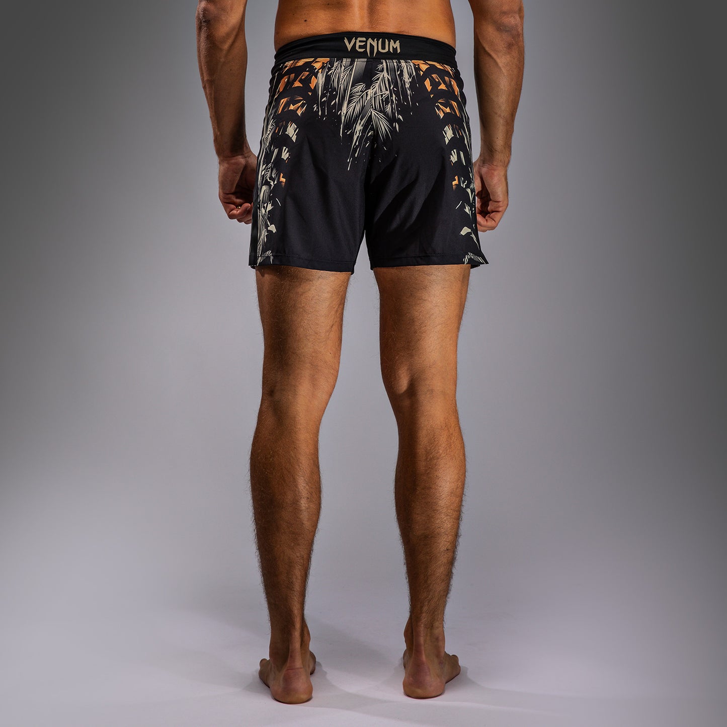 Venum Tiger Pantaloni da Combattimento da Uomo - Nero/Arancione Neon