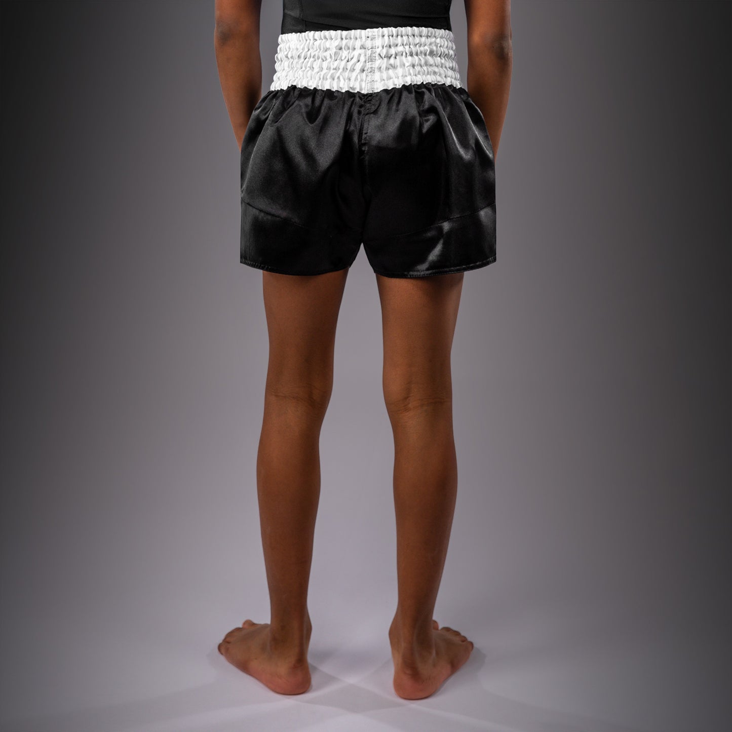 Venum Classic Pantaloncini Muay Thaï per bambini – Nero/Bianco