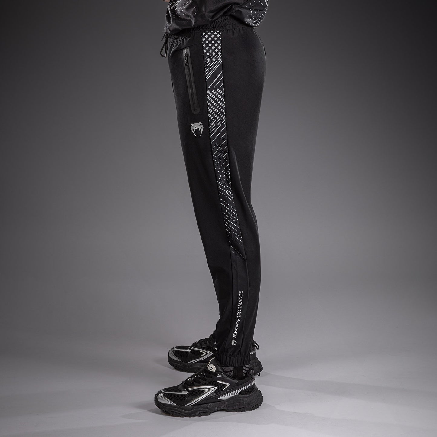 Venum Midnight Fury Pantaloni da Jogging – Nero/Grigio/Argento