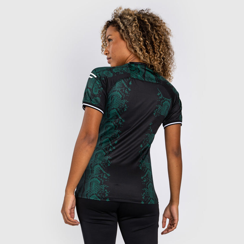 UFC Adrenaline by Venum Personalized Authentic Fight Night Maglia Walkout Donna - Emerald Edition - Verde/Nero