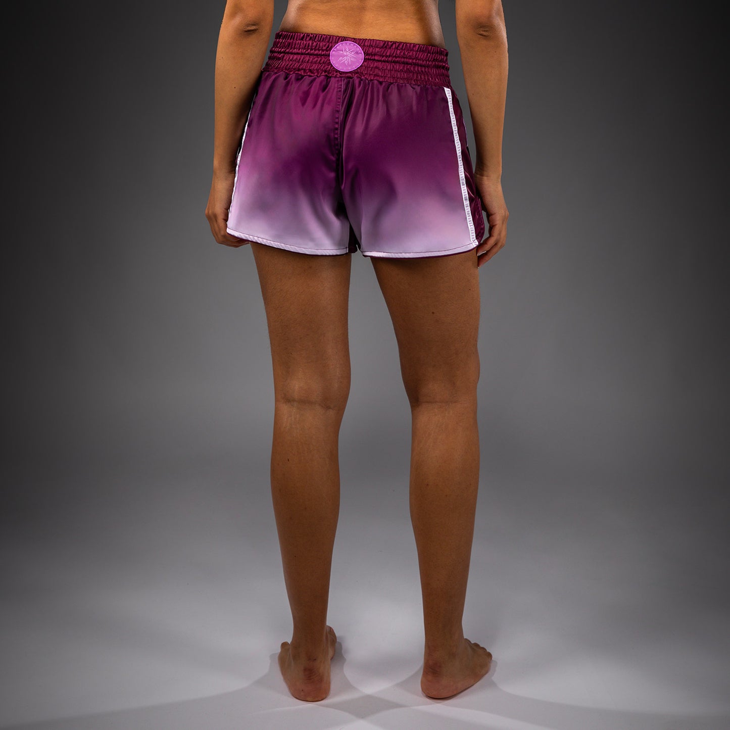 Venum Iris Pantaloncini Muay Thai - Prugna/Bianco
