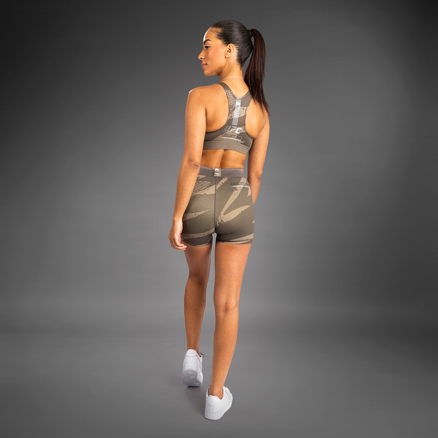 UFC Adrenaline by Venum Fight Week Short de Vale Tudo per Donna - Desert Camo