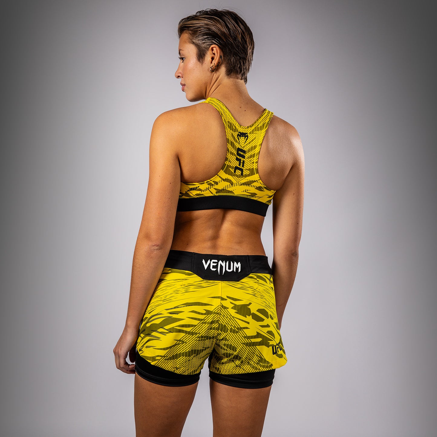 UFC Fusion by Venum Authentic Fight Night Reggiseno Sportivo per Donna - Giallo
