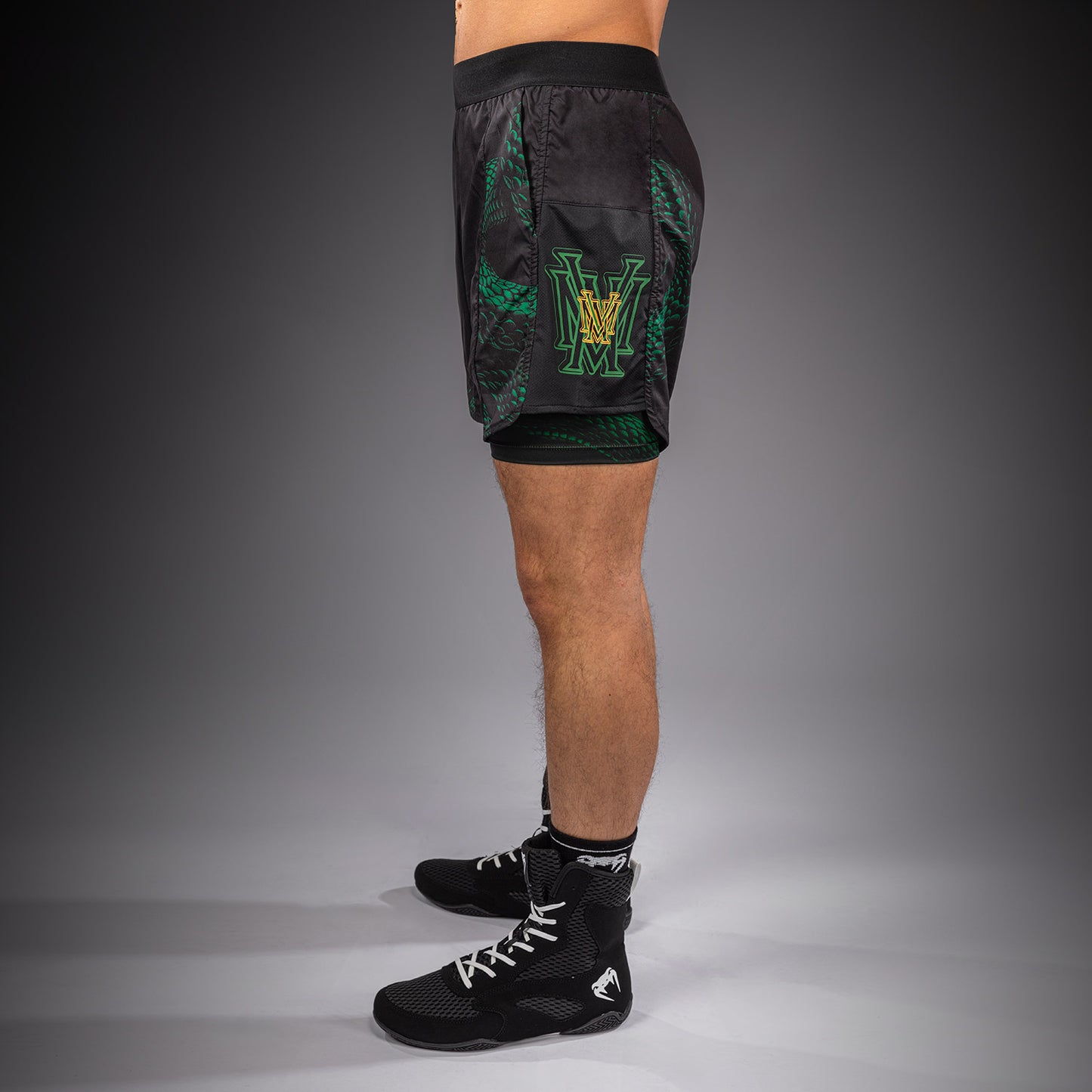 Venum Matupa Pantaloncini da Allenamento - Nero/Verde/Oro