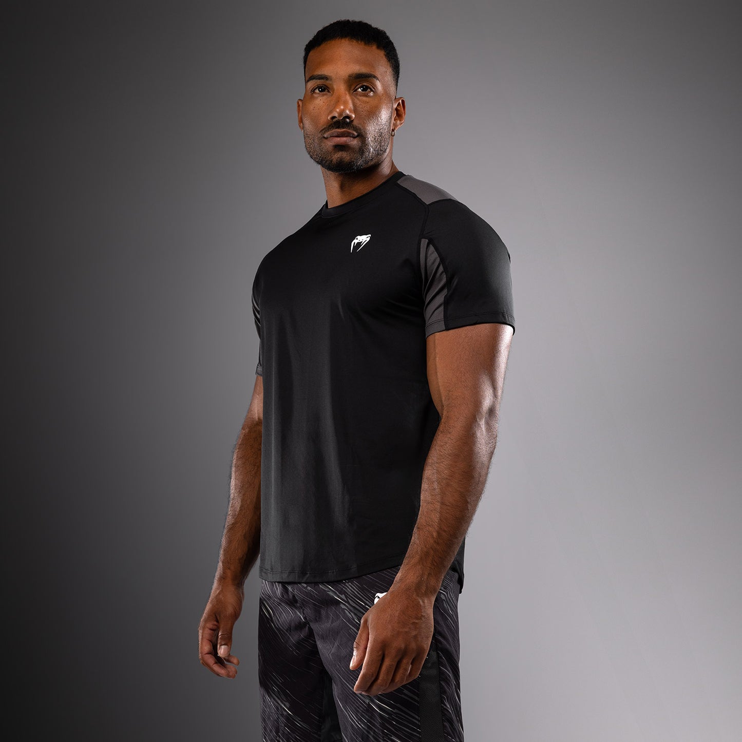 Venum Rapid Maglia Dry-Tech - Nero/Grigio Tempesta