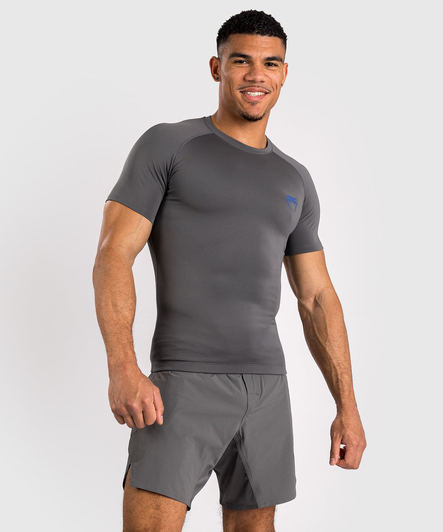 Venum Contender Rashguard a manica corta da uomo - Grigio