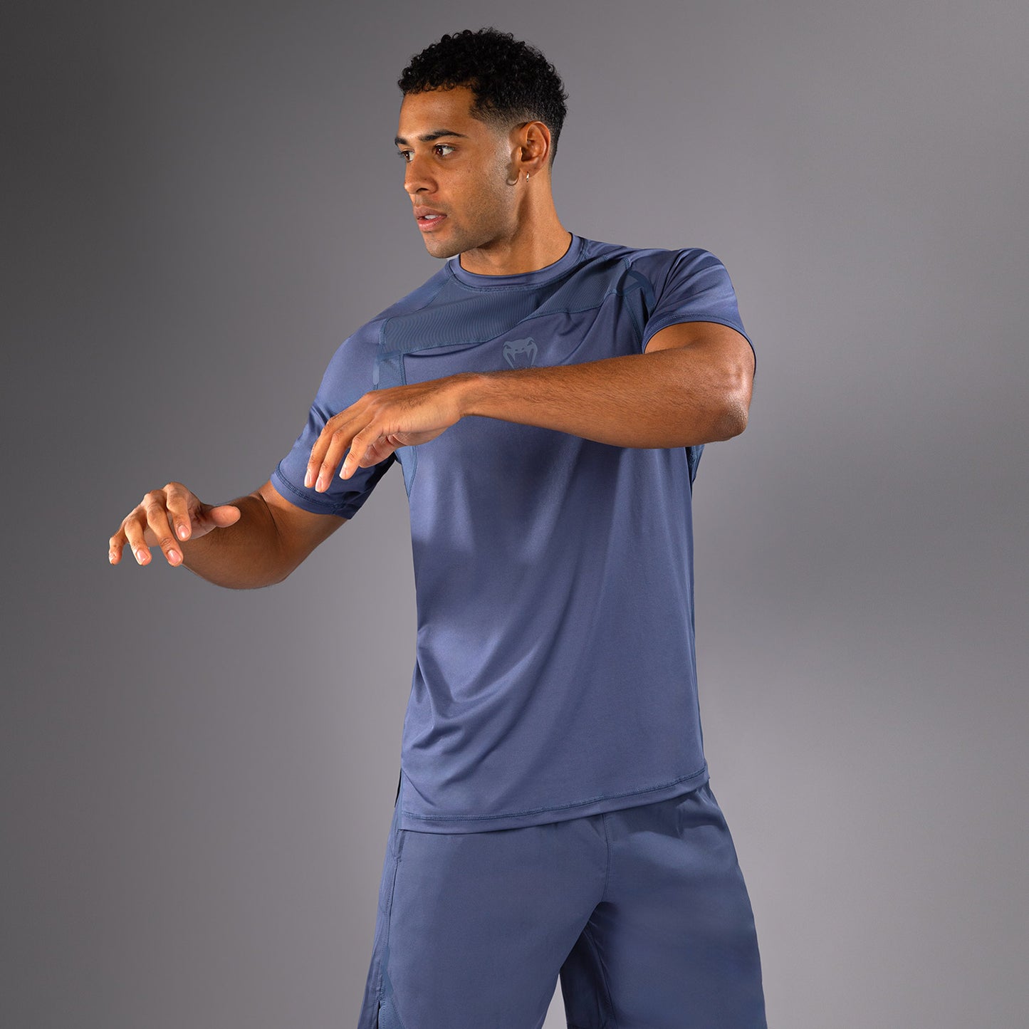 Venum G-Fit Air Maglietta Uomo Dry-Tech - Blu Nebbioso