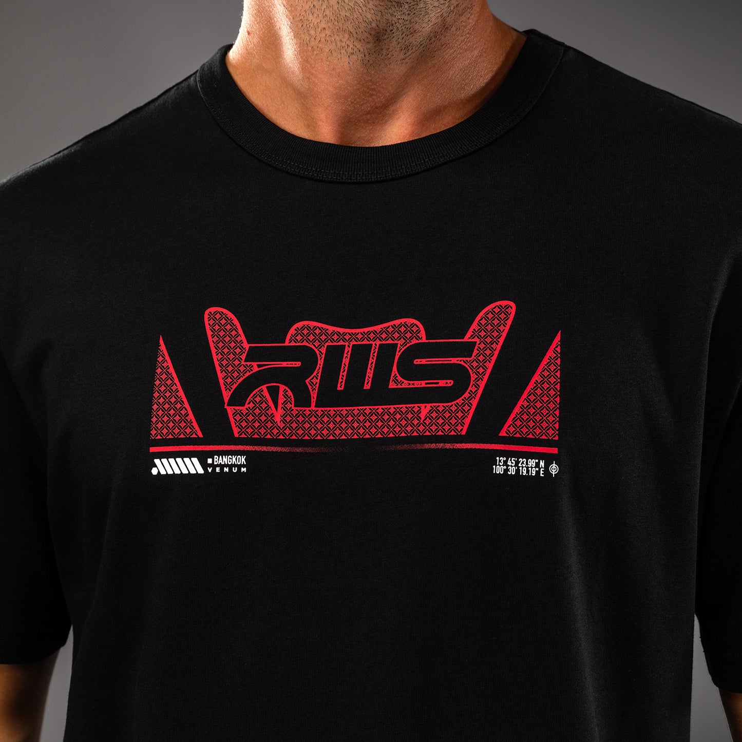 Venum x RWS 2.0 T-Shirt – Nero/Rosso