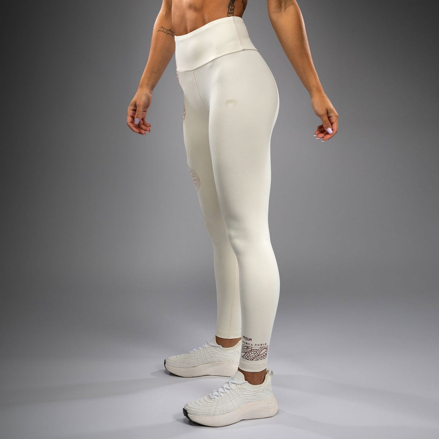 Venum Serpenti Leggings Donna – Avorio/Bordeaux