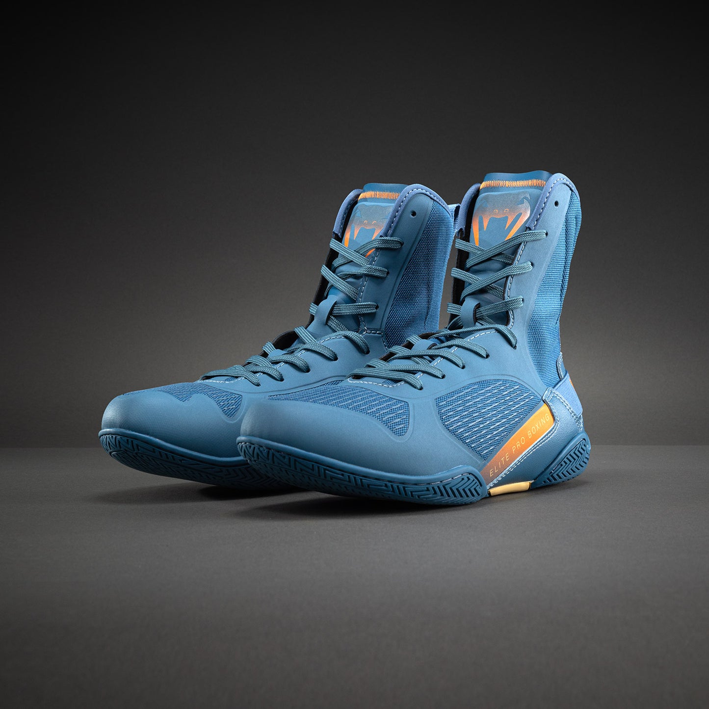 Venum Elite Neo Scarpe da Boxe – Blu Acciaio/Arancione