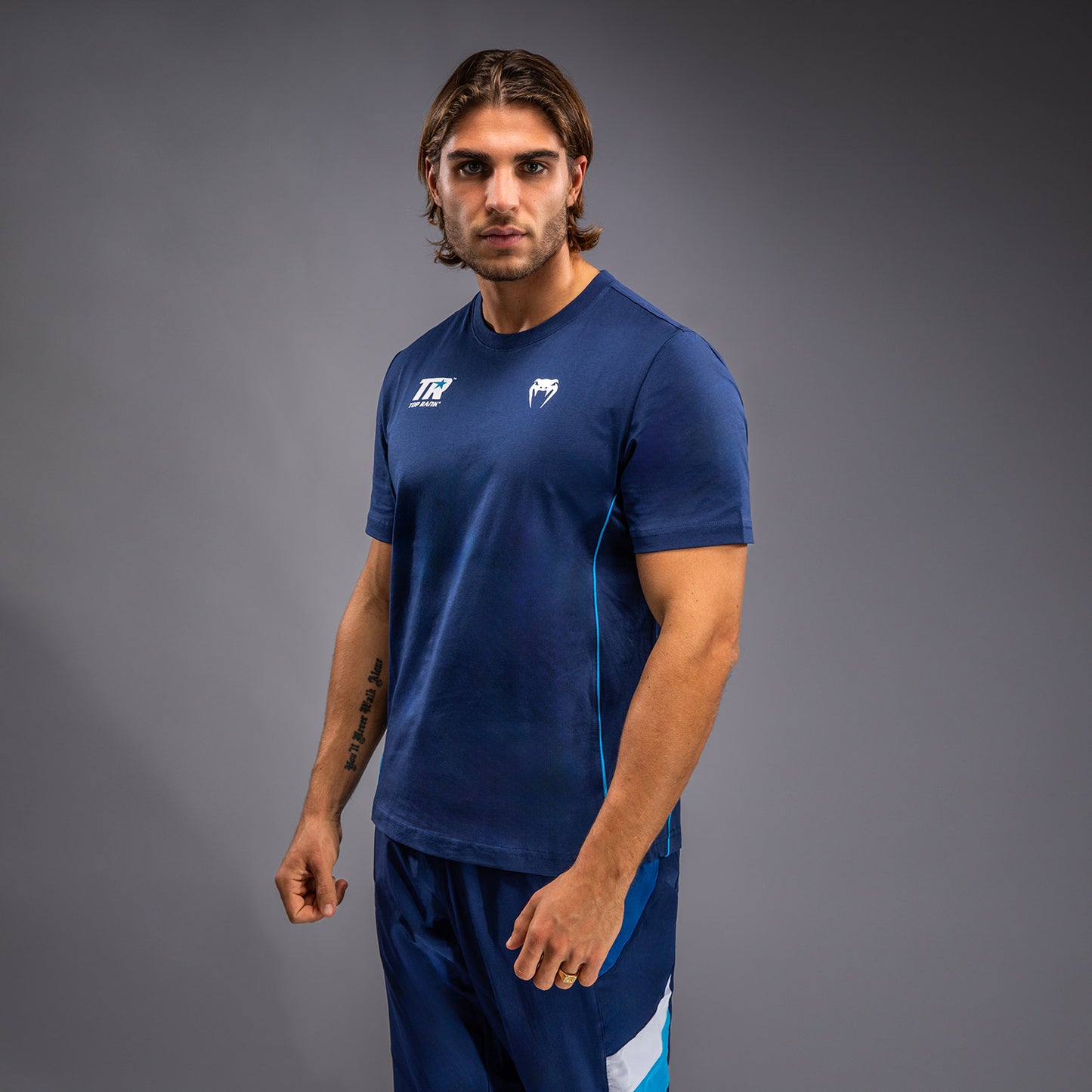 Venum x Top Rank Original Maglietta - Blu Navy