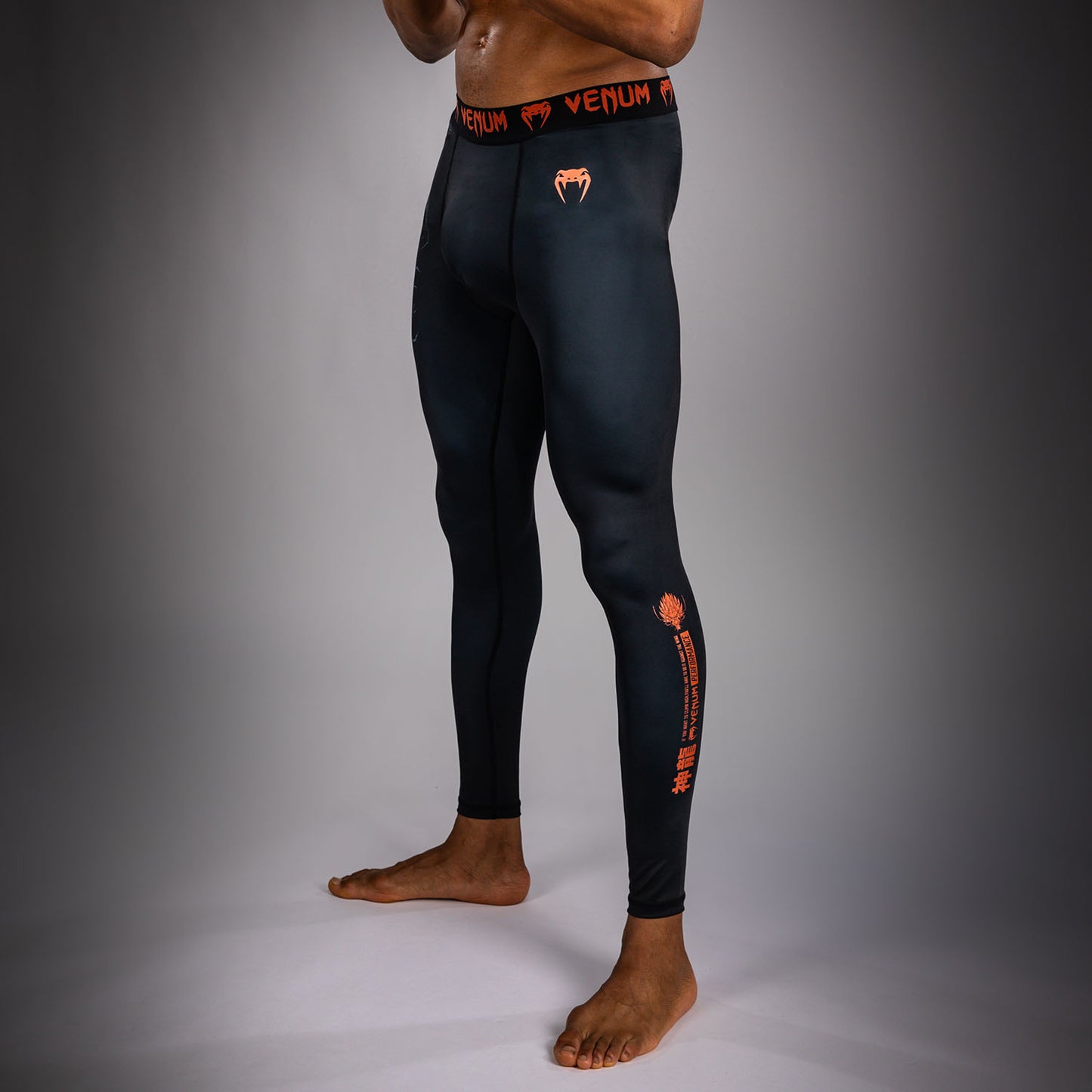 Venum Thunder Dragon Pantaloni a Compressione – Nero/Grigio/Rame