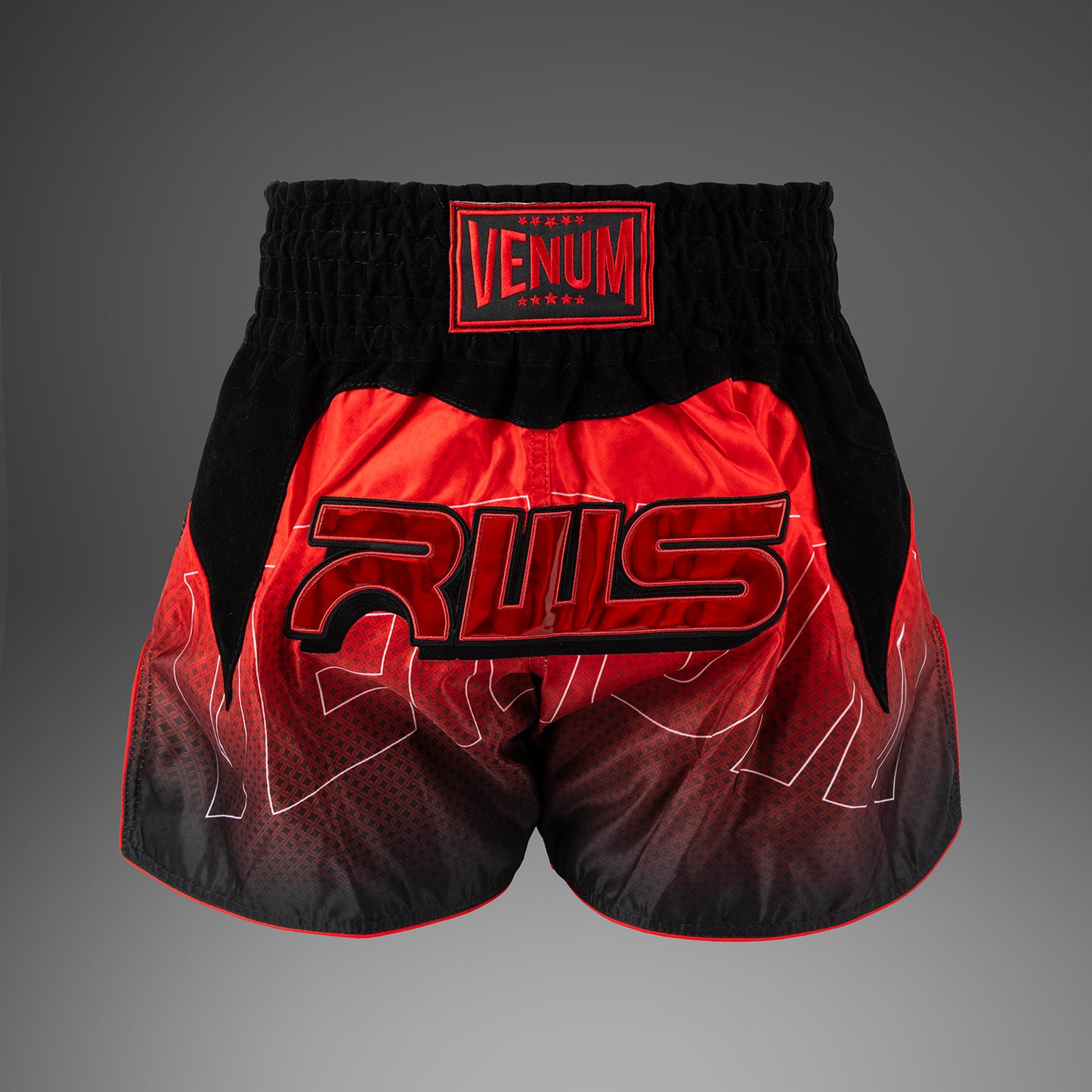 Venum x RWS 2.0 Pantaloncini Muay Thai – Nero/Rosso
