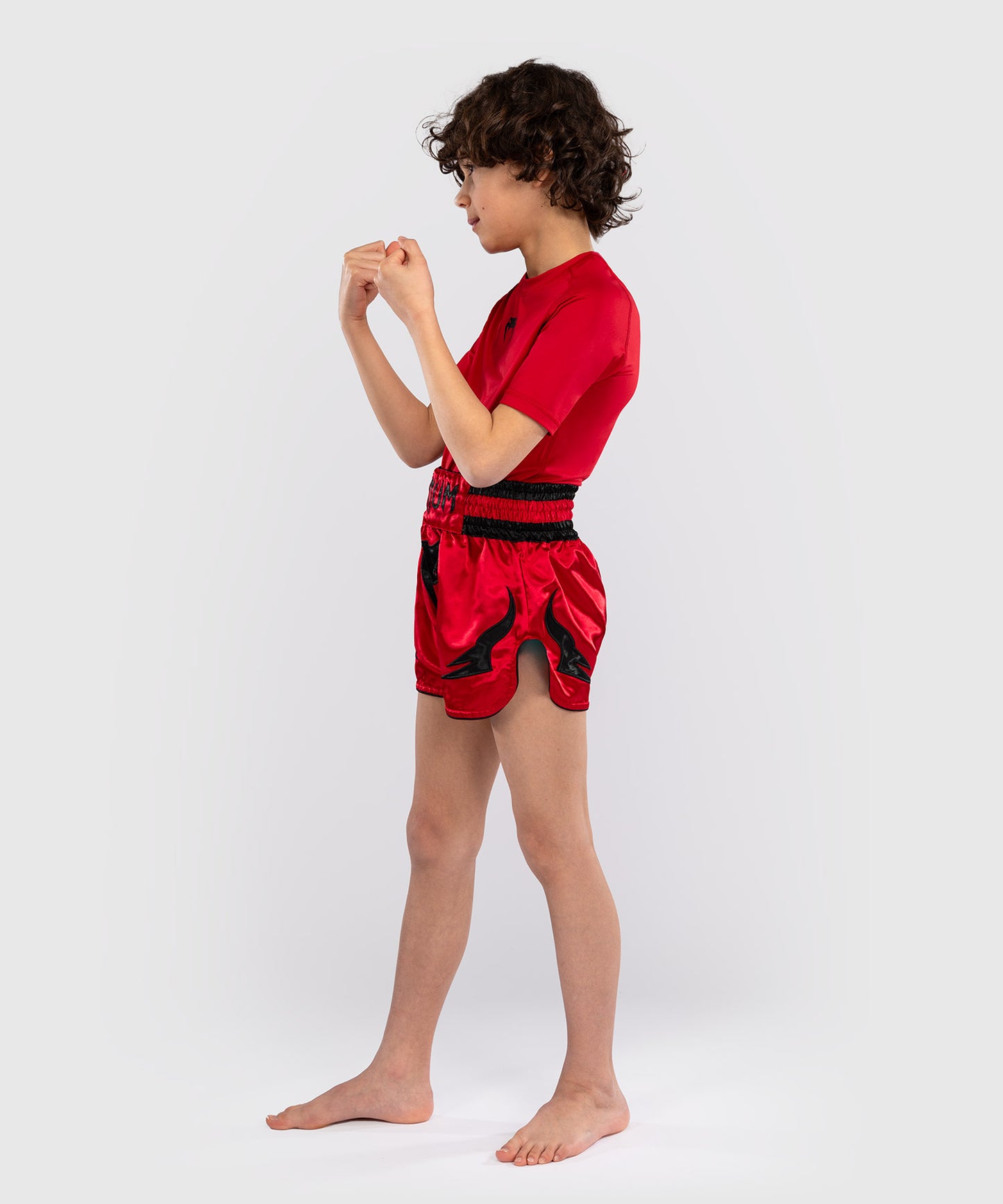 Venum Inferno Pantaloni Thai per Bambini - Rosso Ciliegia
