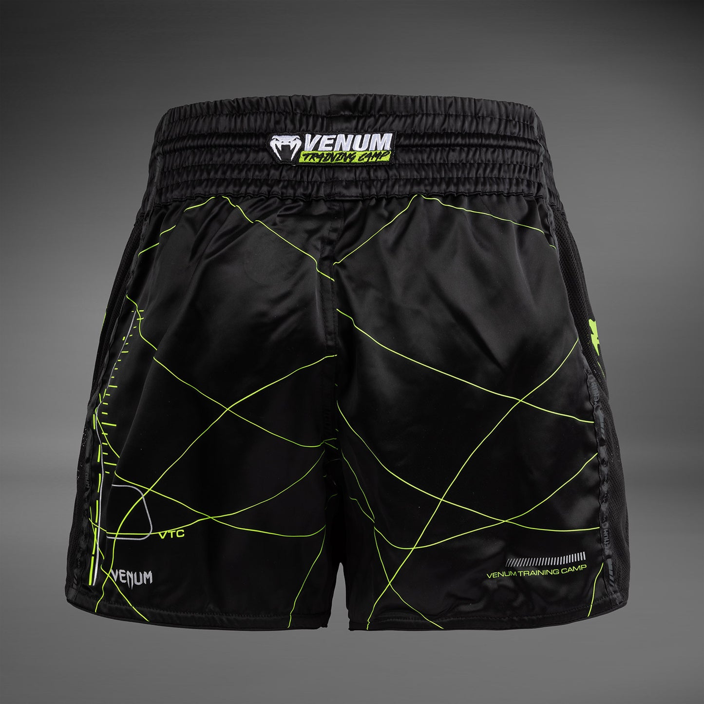 Venum Training Camp 4.0 Pantaloncini da Muay Thai - Nero/Verde chiaro