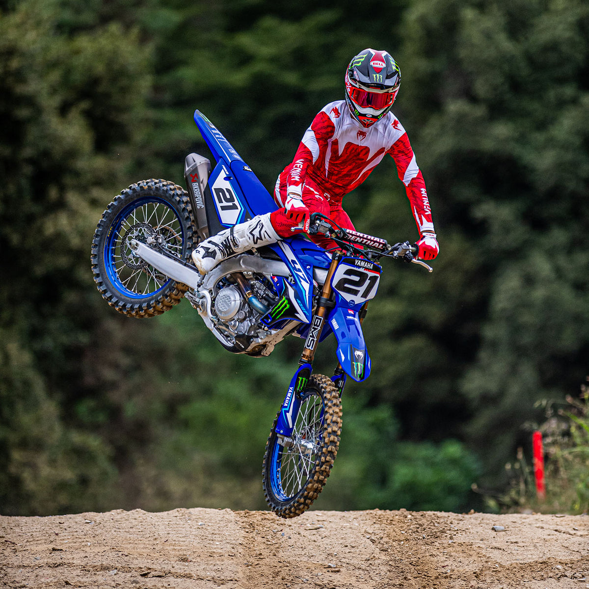 Venum MX Elite Maglia da Motorsports - Rosso
