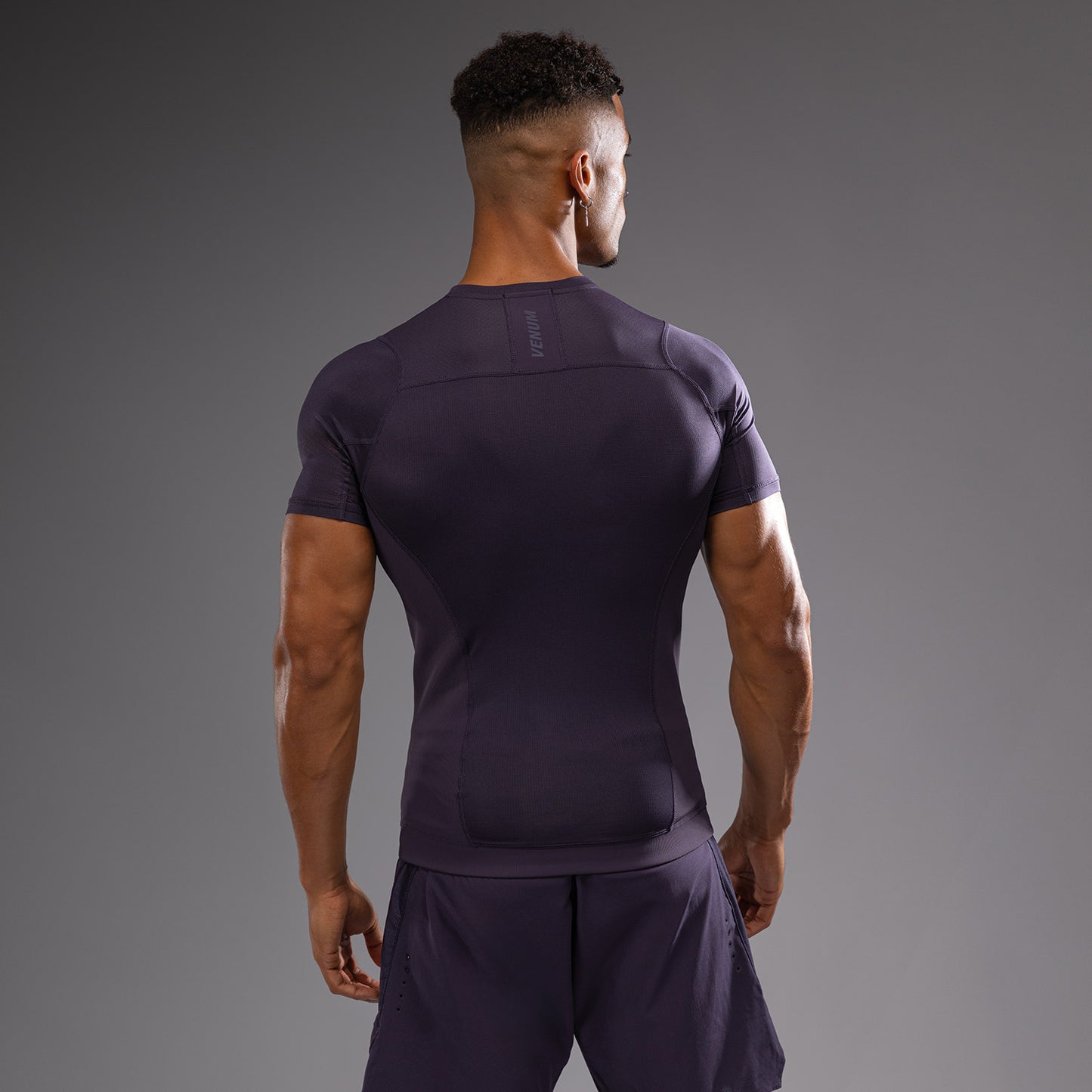 Venum G-Fit Air Rashguard a maniche Corte - Viola Scuro