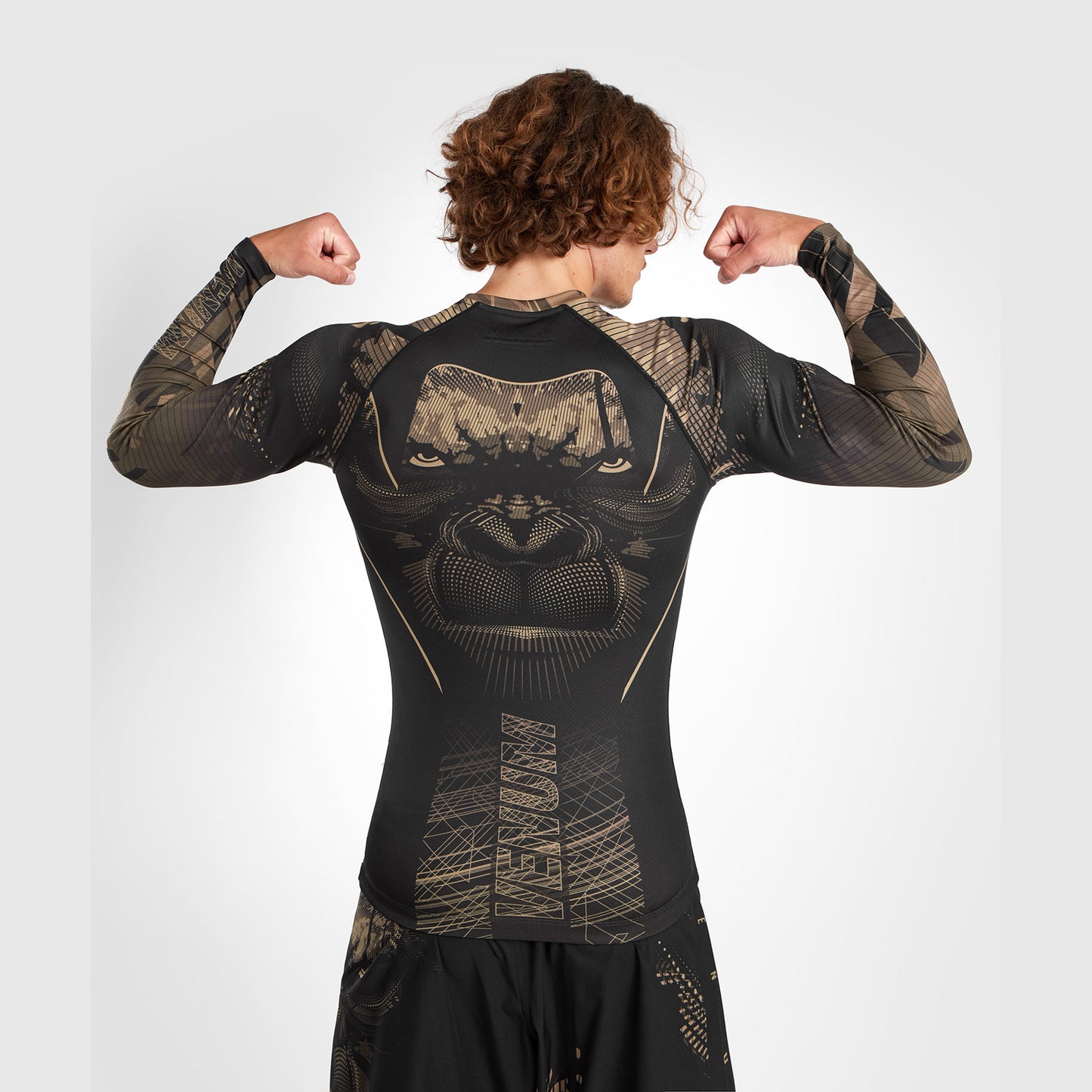 Venum Gorilla Jungle Rashguard a Maniche Lunghe - Nero/Sabbia