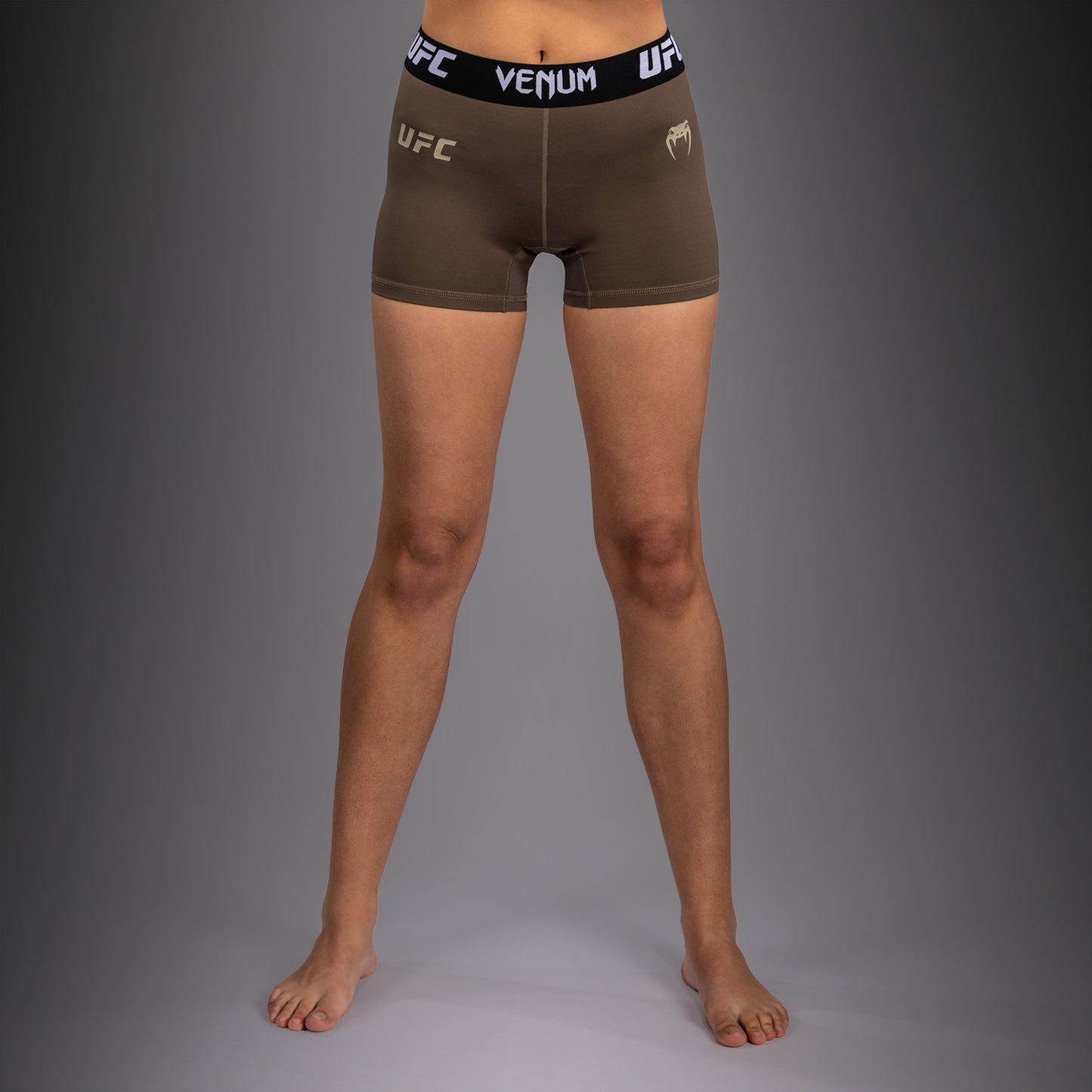 Venum UFC Unity by Venum Authentic Fight Week Pantaloncini a Compressione Tecnici da Donna - Marrone