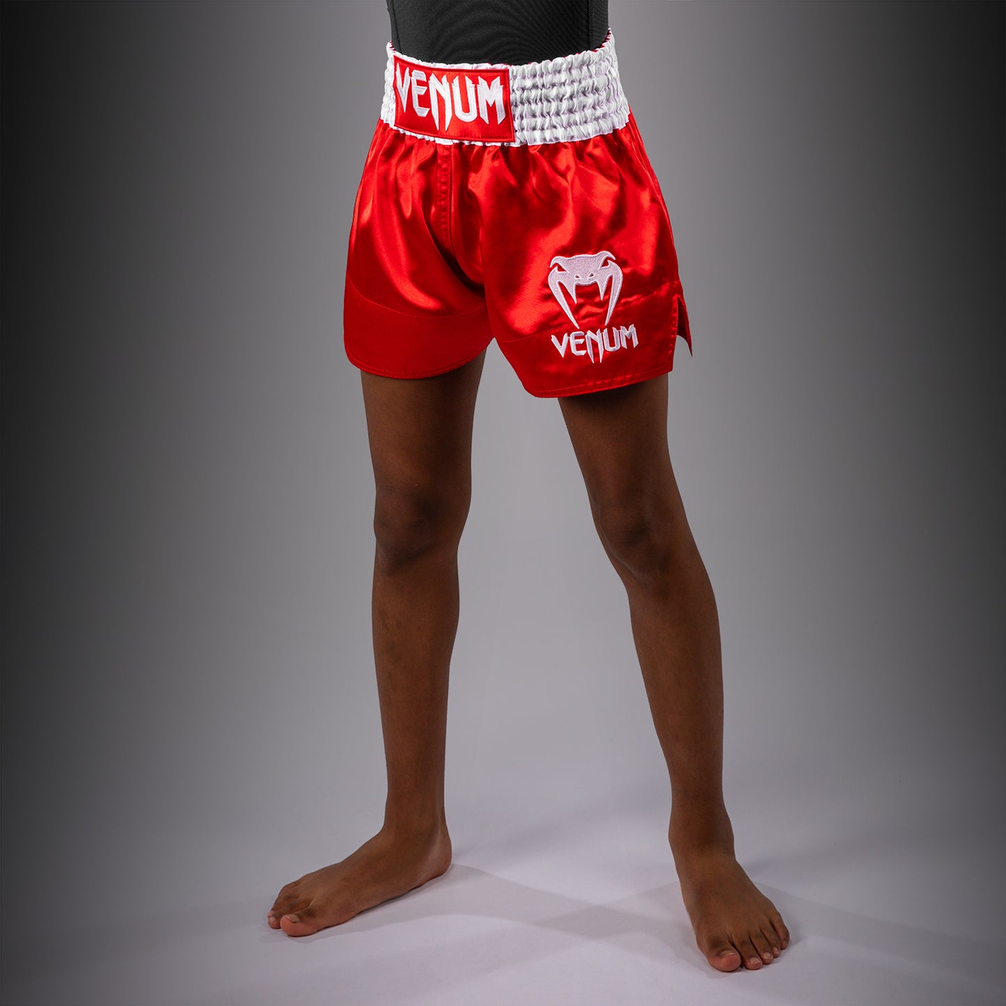 Venum Classic Pantaloncini Muay Thaï per bambini – Rosso Fuoco