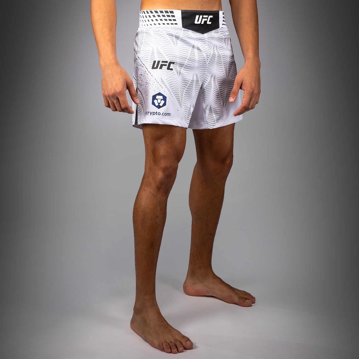 UFC Zenith by Venum Authentic Fight Night Pantaloncini da combattimento Fit corto Uomo Personalizzato - Bianco