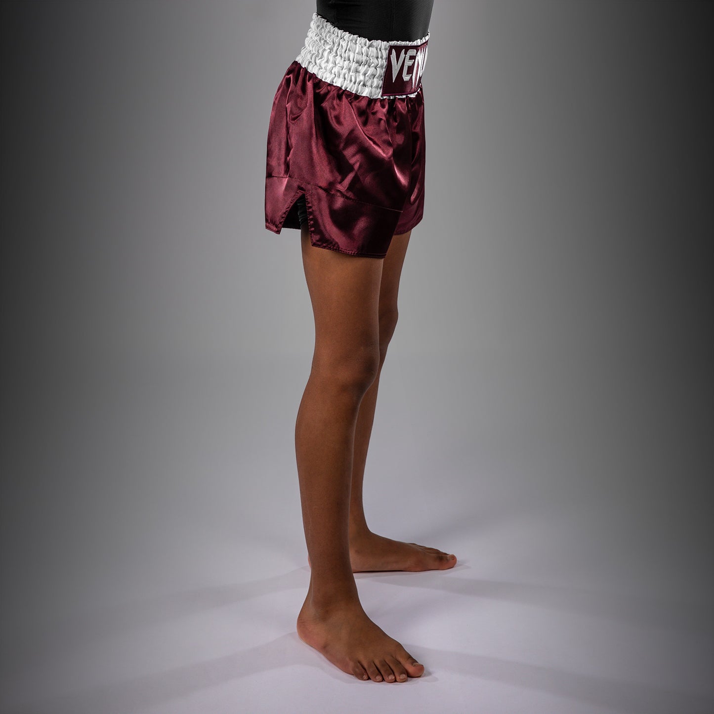 Venum Classic Pantaloncini Muay Thaï per bambini – Borgogna