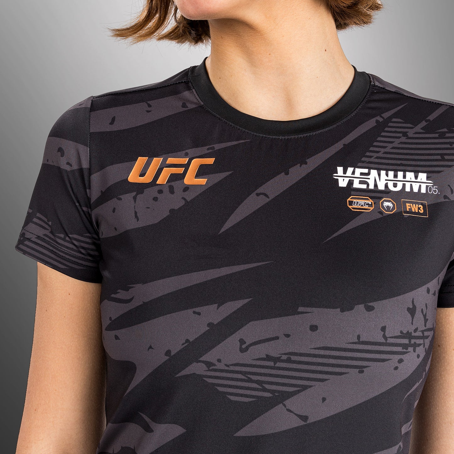 UFC Adrenaline by Venum Fight Week Maglietta Donna Dry-Tech - Urban Camo