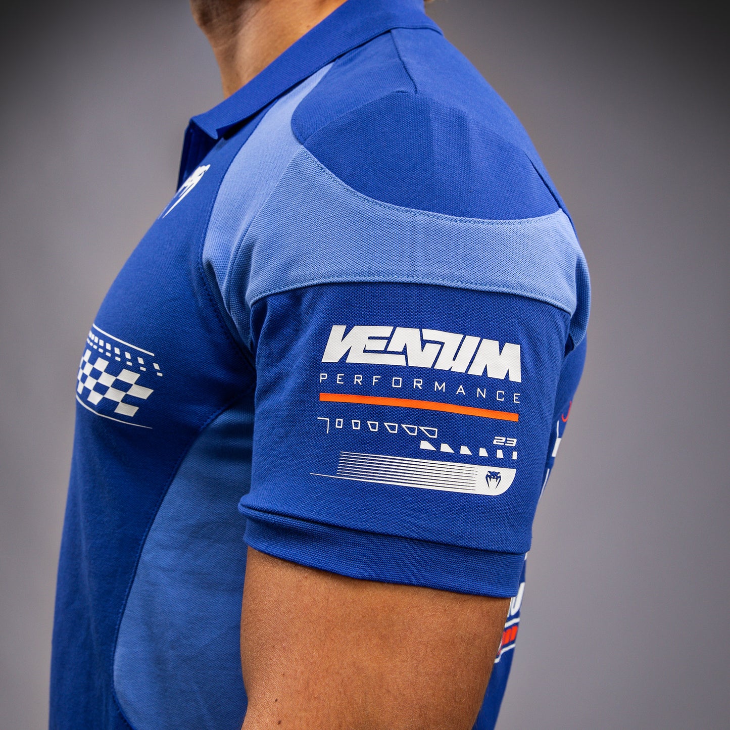 Venum Motorsport Polo in Cotone - Blu Royal