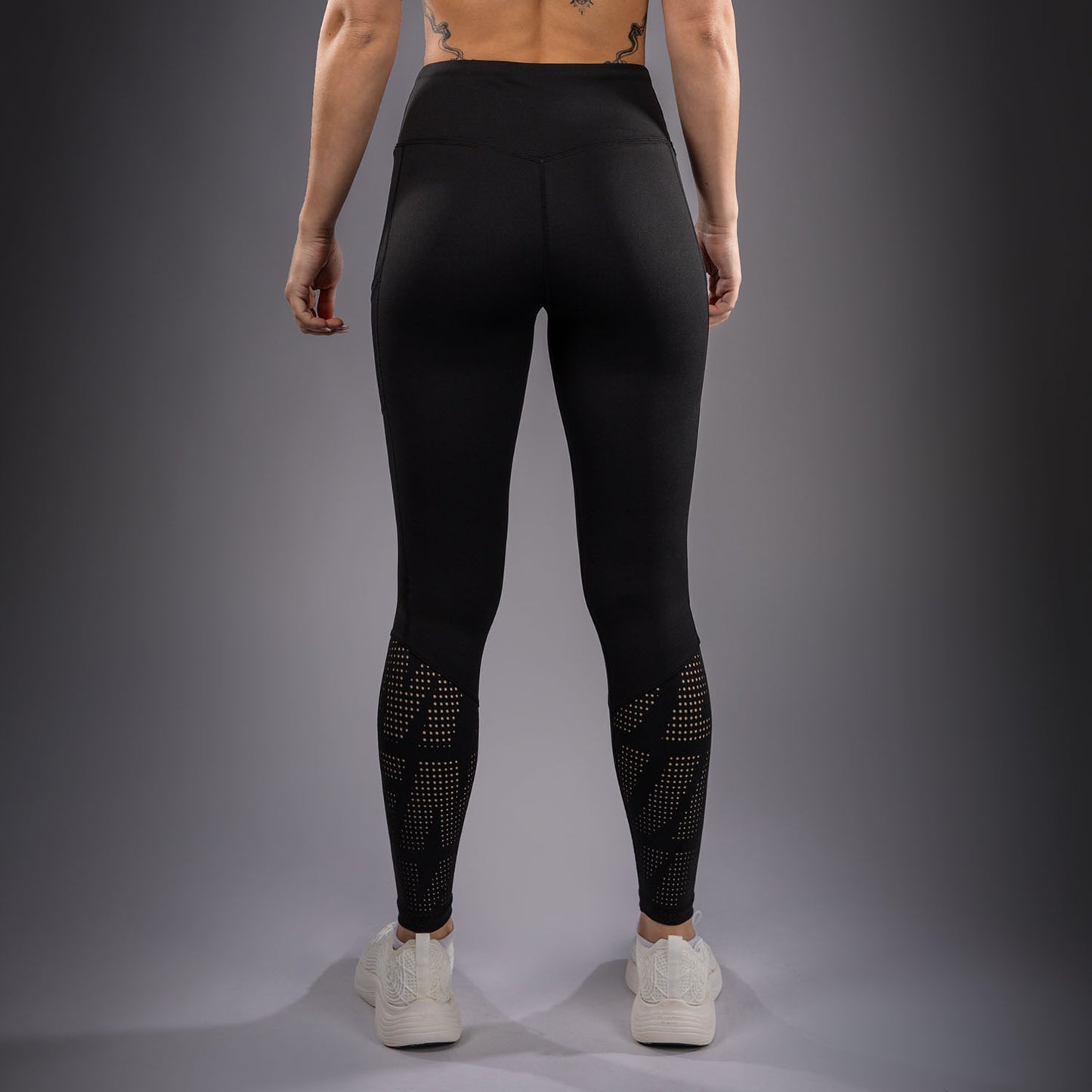 Venum Lazer Leggings da Donna - Nero/Giallo