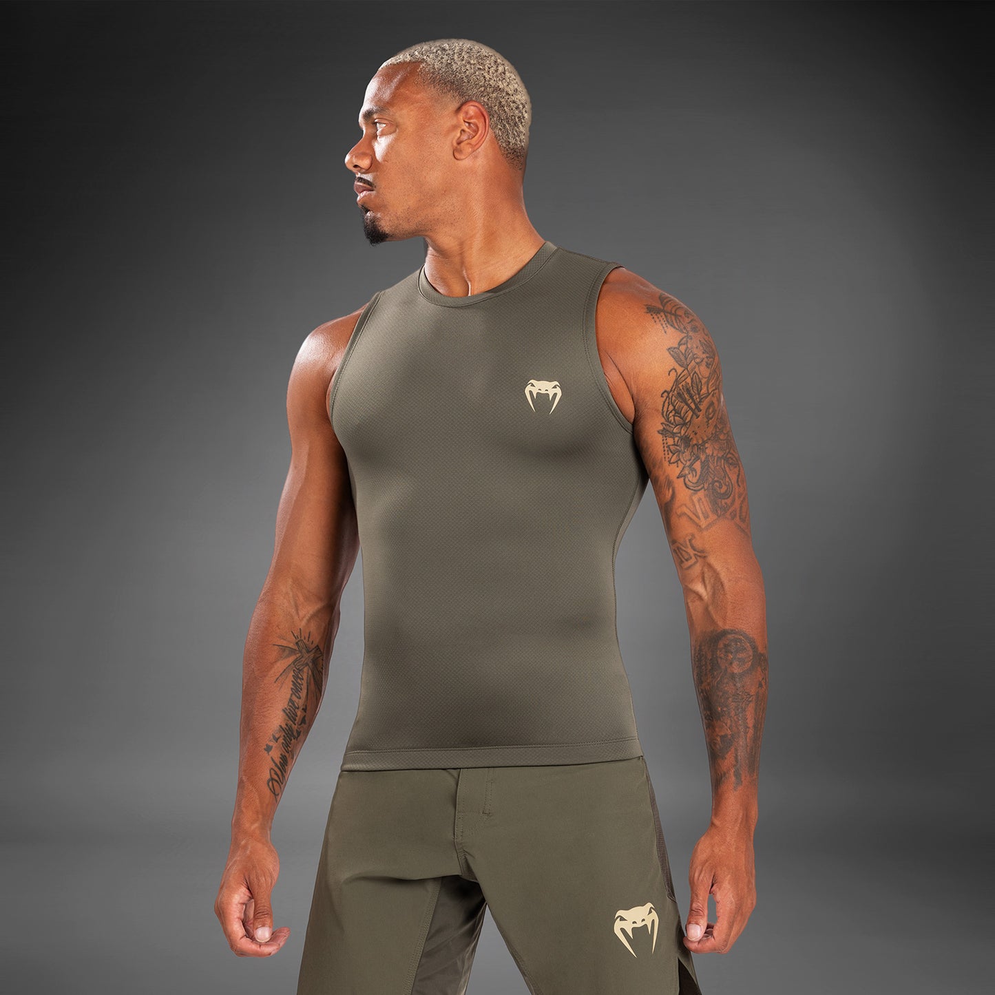 Venum Contender Rashguard senza maniche - Cachi