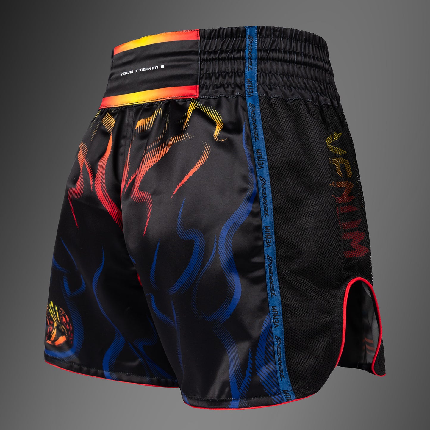 Venum x TEKKEN 8 Pantaloncini Muay Thaï - Yoshimitsu - Nero/Arancione