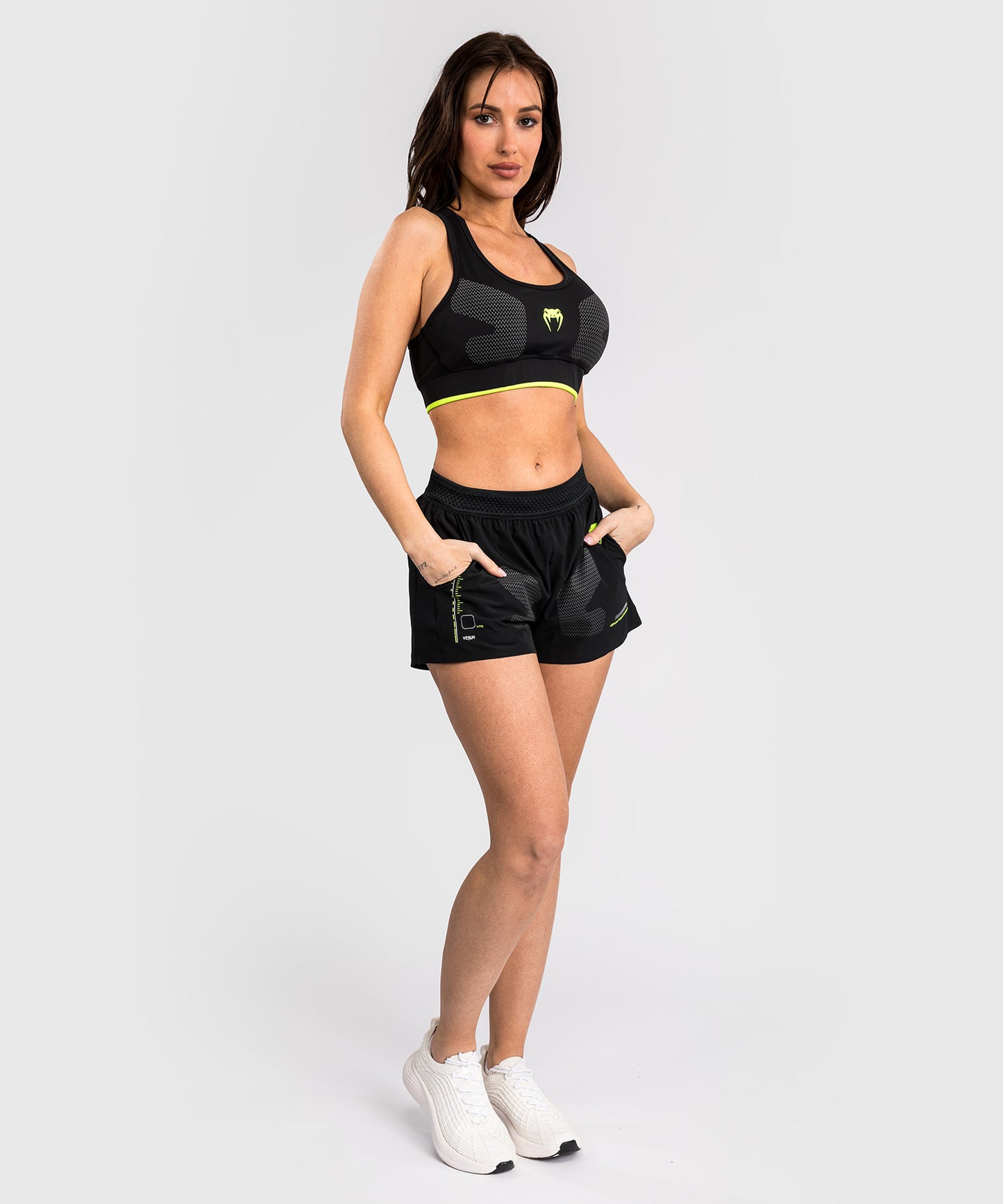 Venum Training Camp 4.0 Reggiseno sportivo - Nero/Verde chiaro