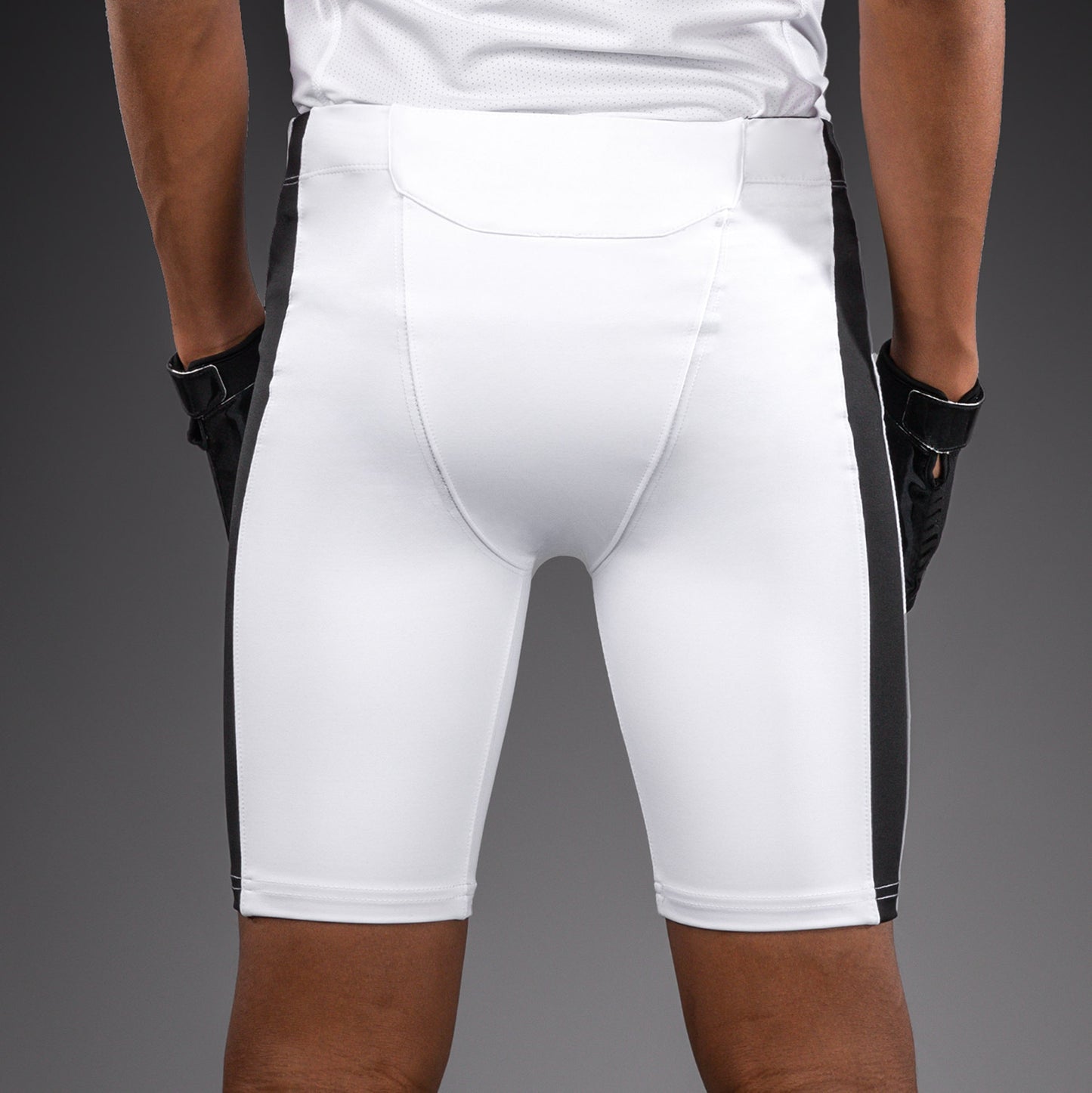 Venum Elite Football Pantaloncini a Compressione per Bambini - Bianco
