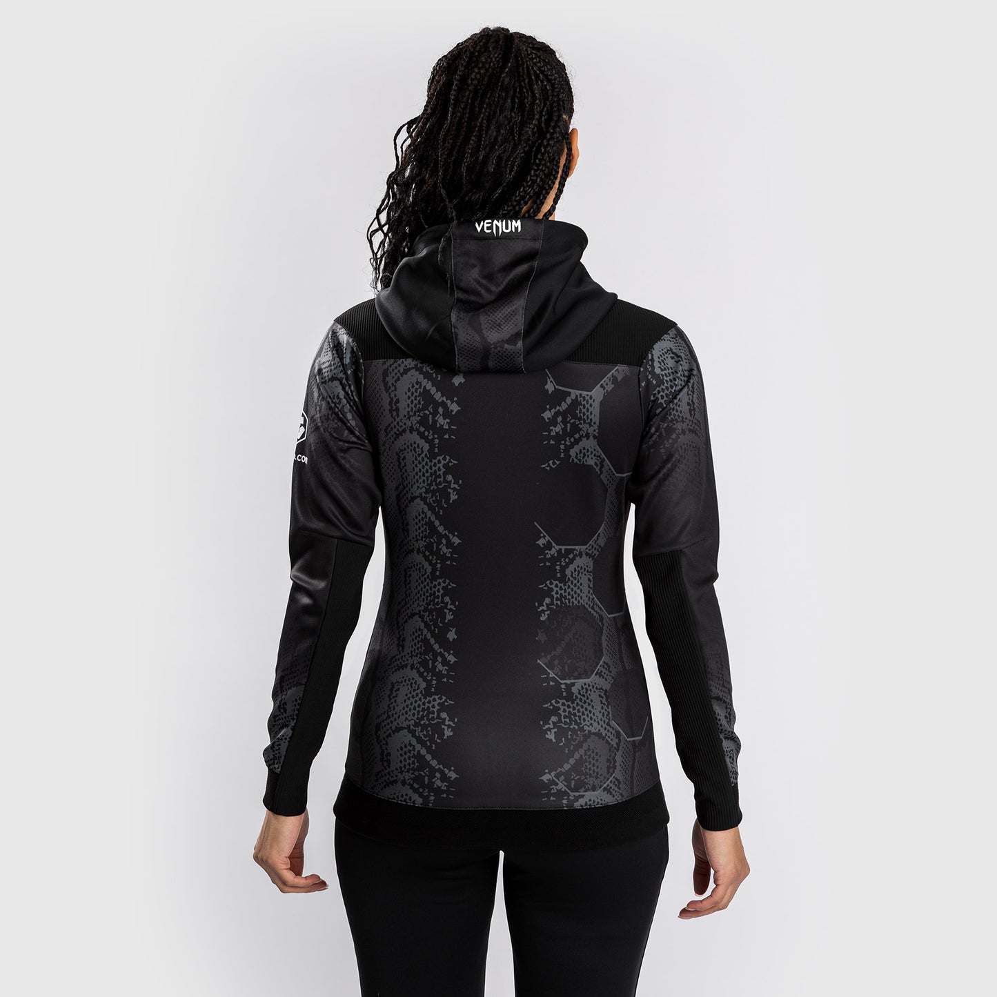 UFC Adrenaline by Venum Authentic Fight Night Felpa con cappuccio Walkout da Donna - Nero