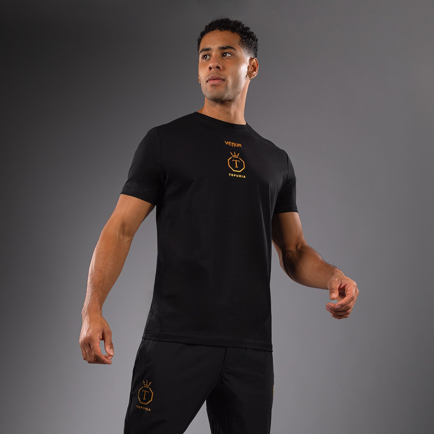 Venum x Topuria Unmatched Edition Maglietta - Nero/Oro