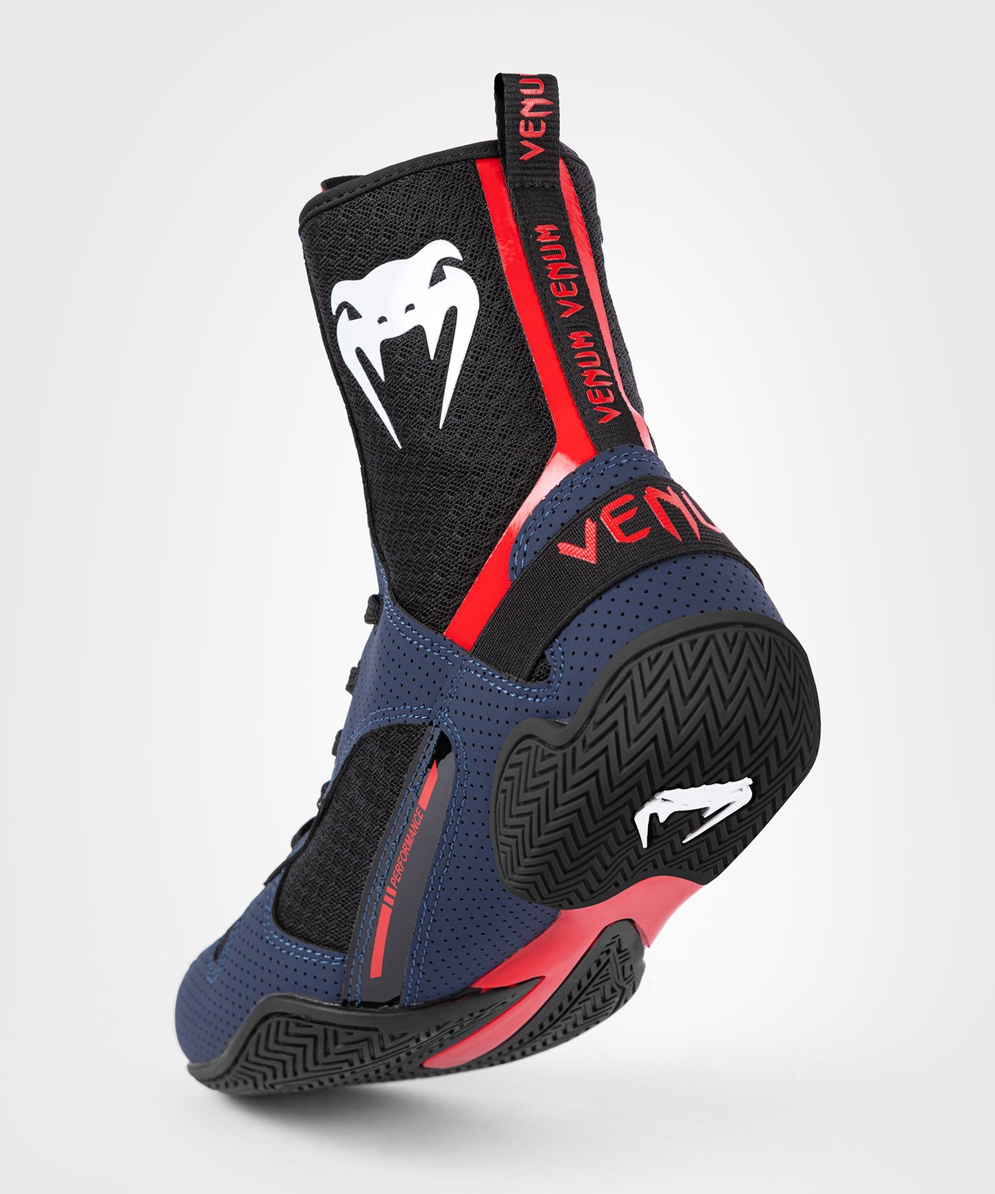 Venum Elite Scarpe da boxe - Navy/Nero/Rosso