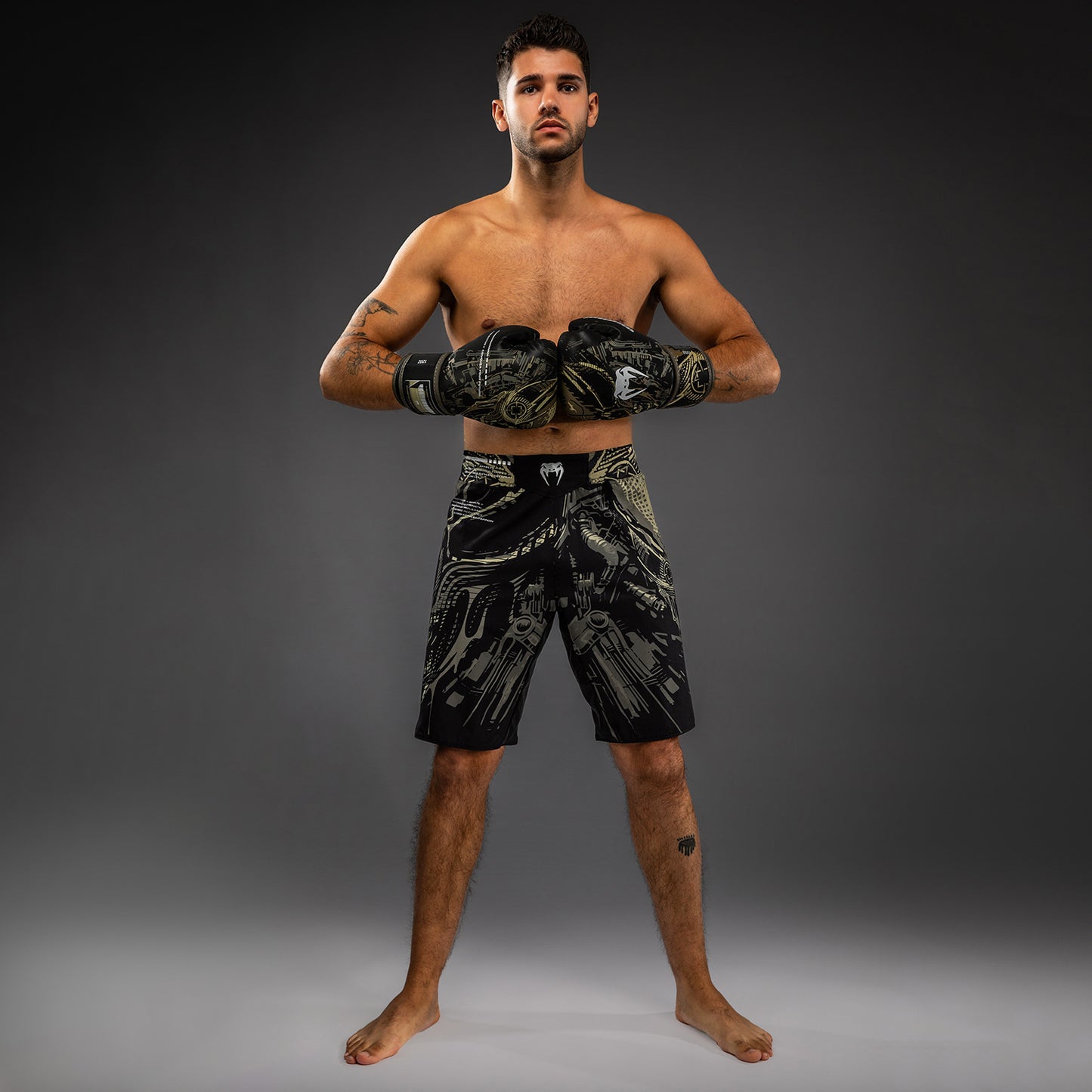 Venum Invader Pantaloni da Combattimento - Nero/Sabbia