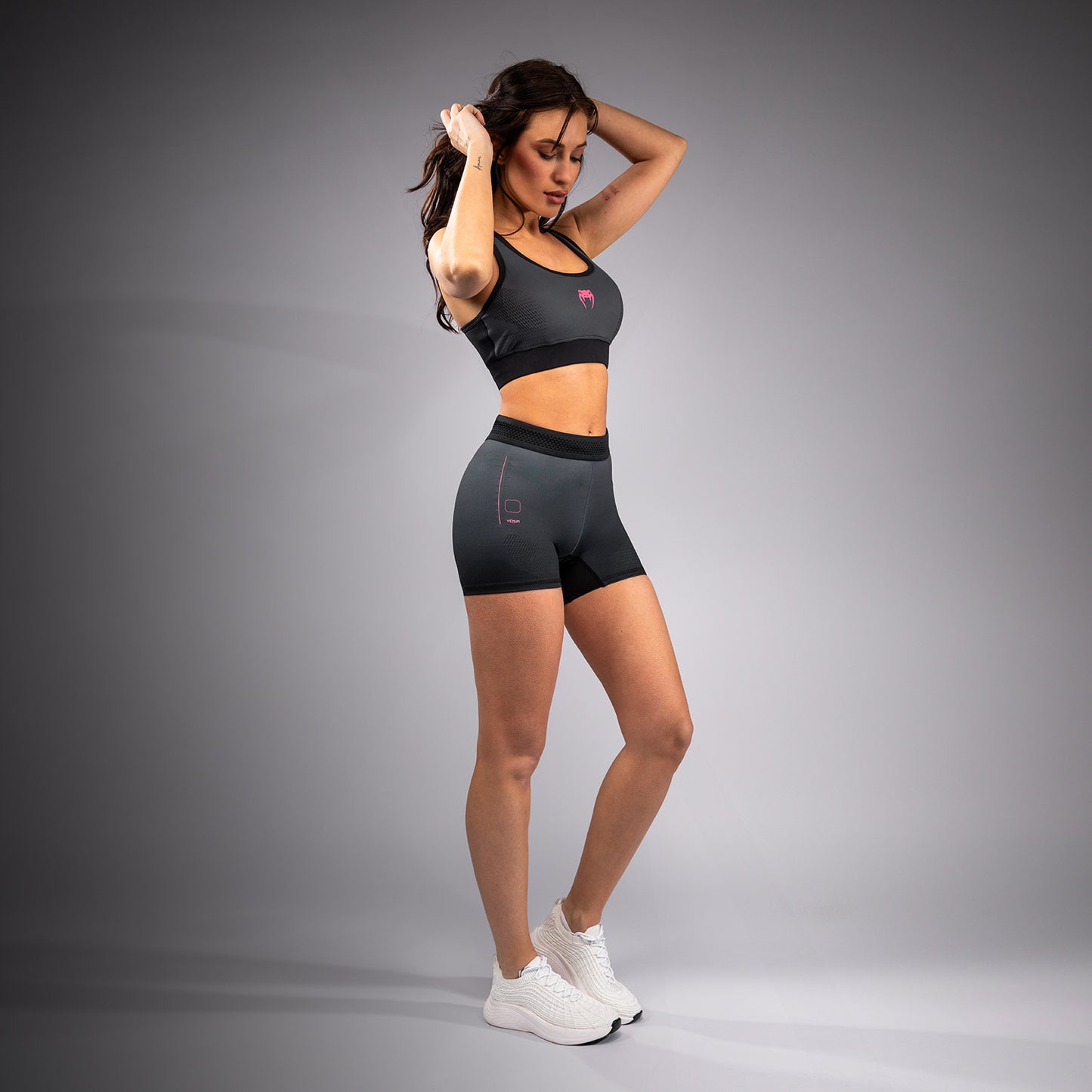 Venum Tactical XT Pantaloncini Vale Tudo donna - Nero/Grigio Tempesta