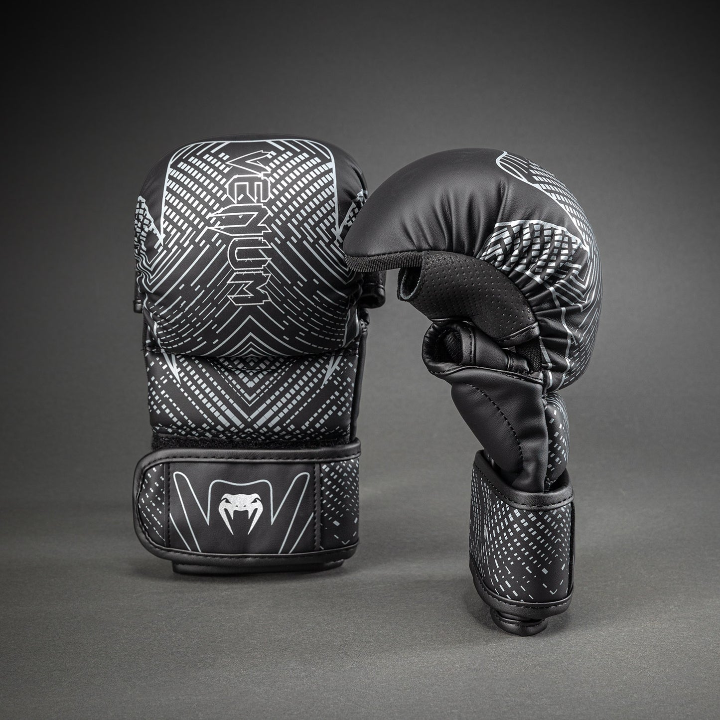Venum Midnight Fury Guantoni da Sparring - Nero/Grigio/Argento